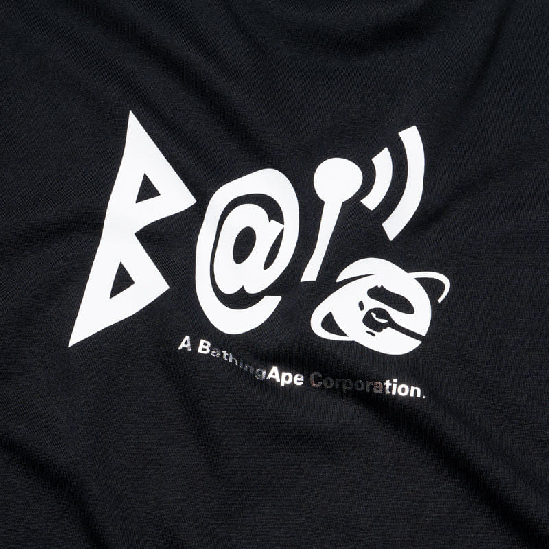 BAPE A Bathing Ape Symbol Logo Tee - Black