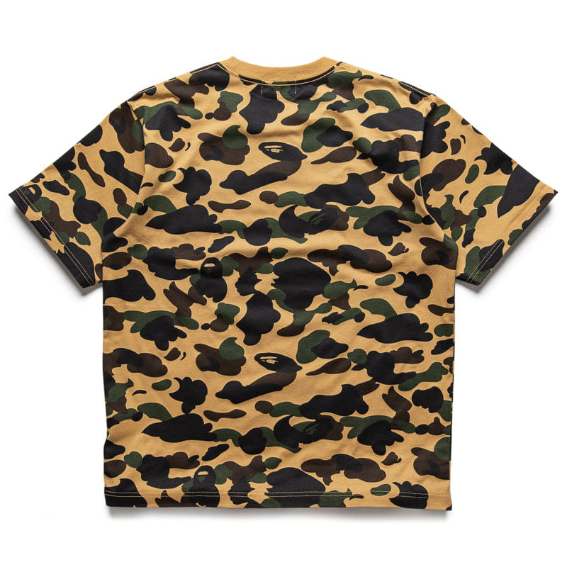 BAPE A Bathing Ape 1st Camo Point Tee - Yellow
