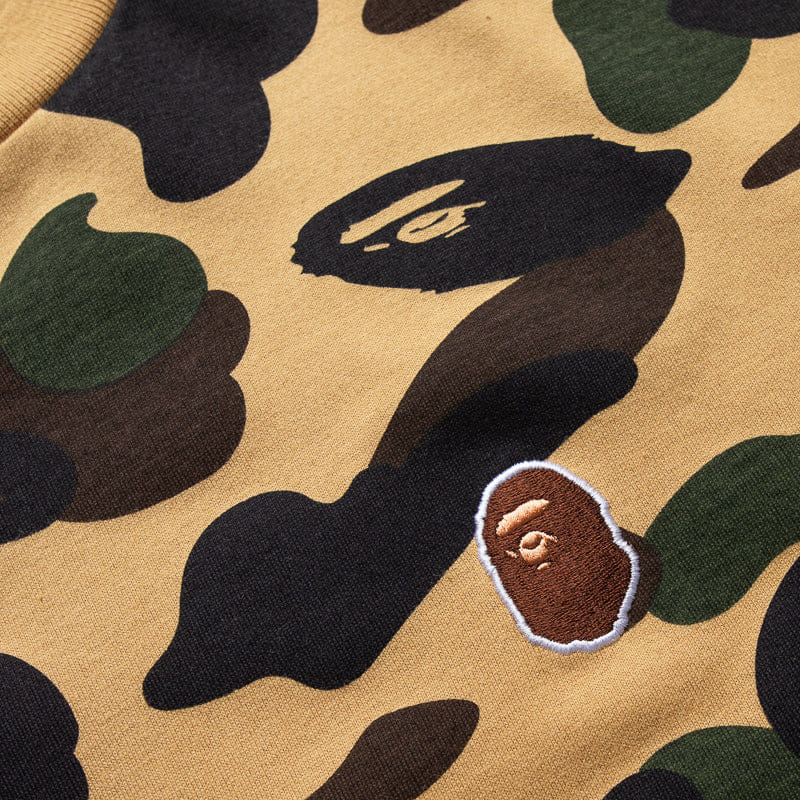 BAPE A Bathing Ape 1st Camo Point Tee - Yellow