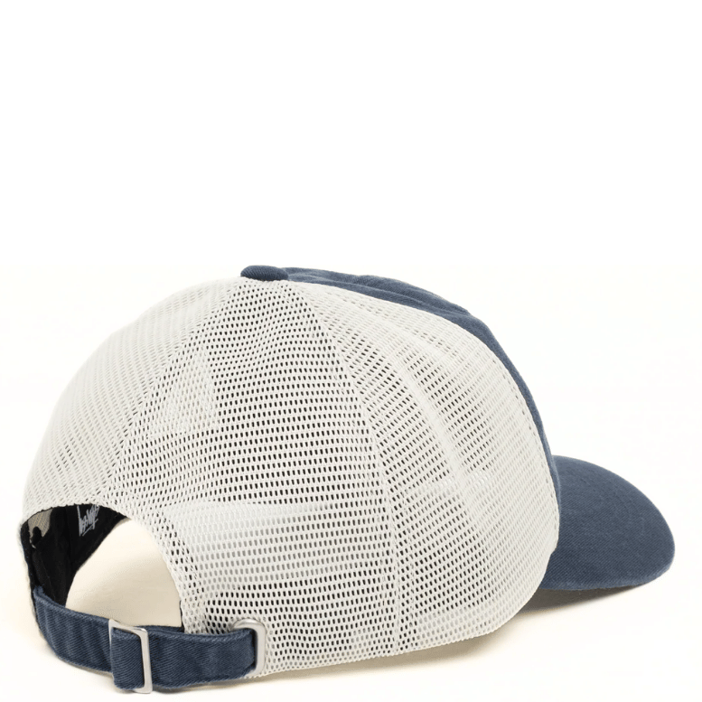 STUSSY LOW PROFILE WORKGEAR STRAPBACK NAVY CAP