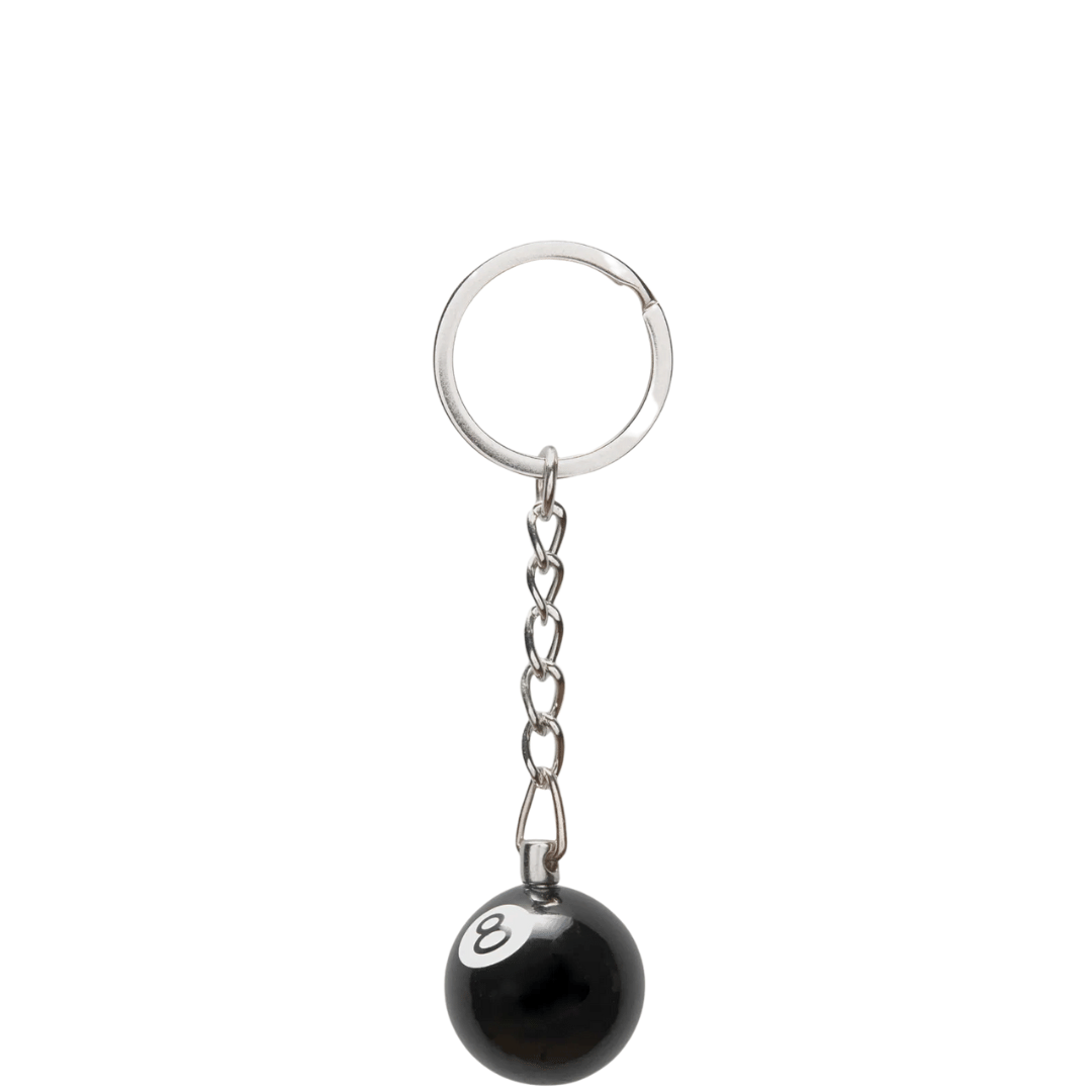 STUSSY 8 BALL KEYCHAIN