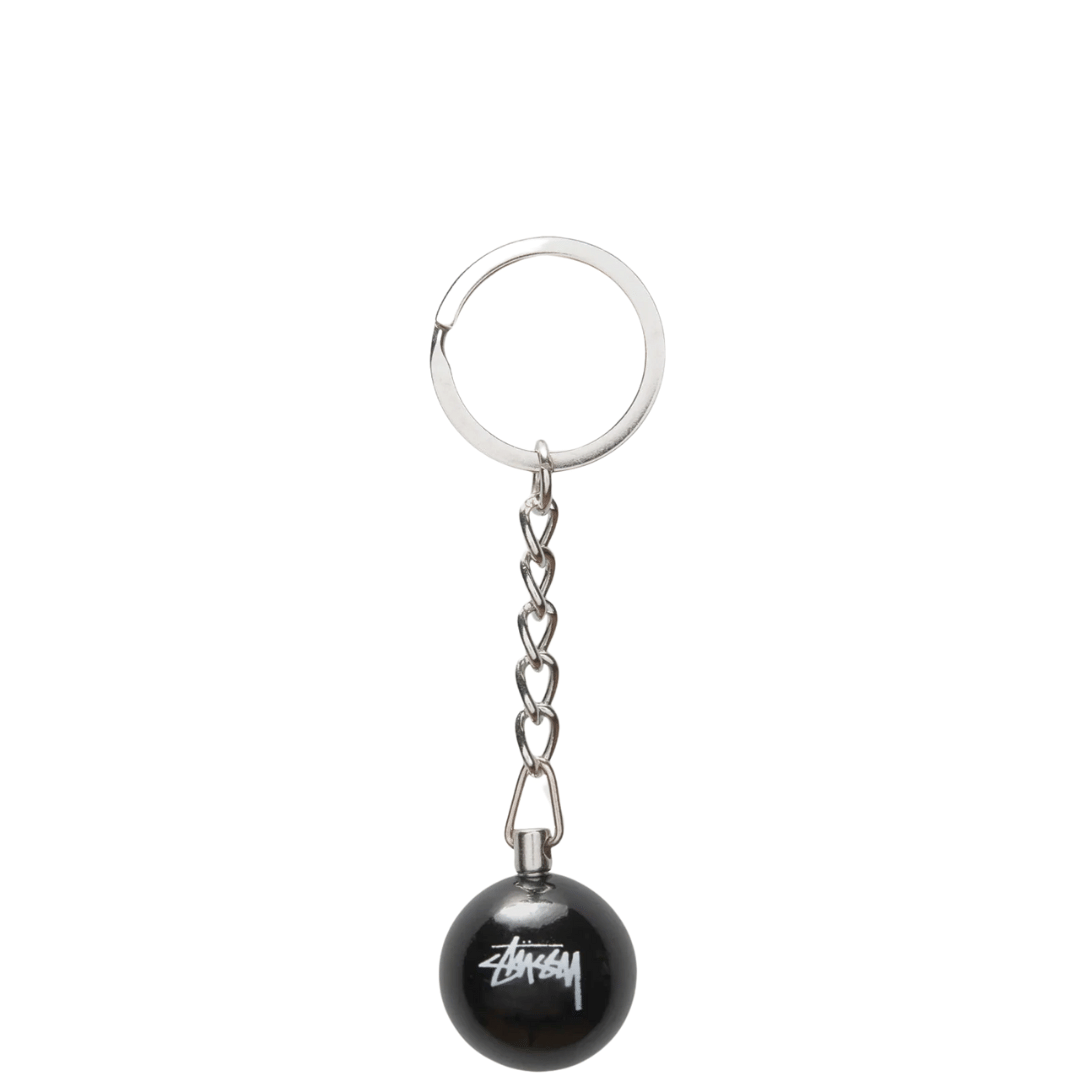 STUSSY 8 BALL KEYCHAIN
