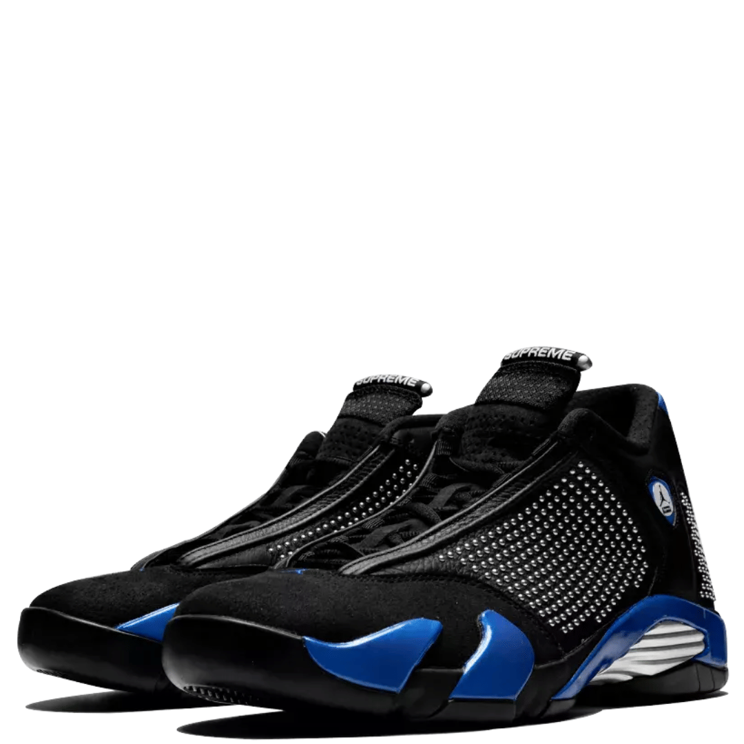 AIR JORDAN 14 RETRO SUPREME BLACK (SLIGHT DEFECT)