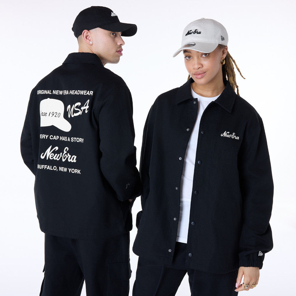New Era Jacket Essential Black (Fit Oversize)