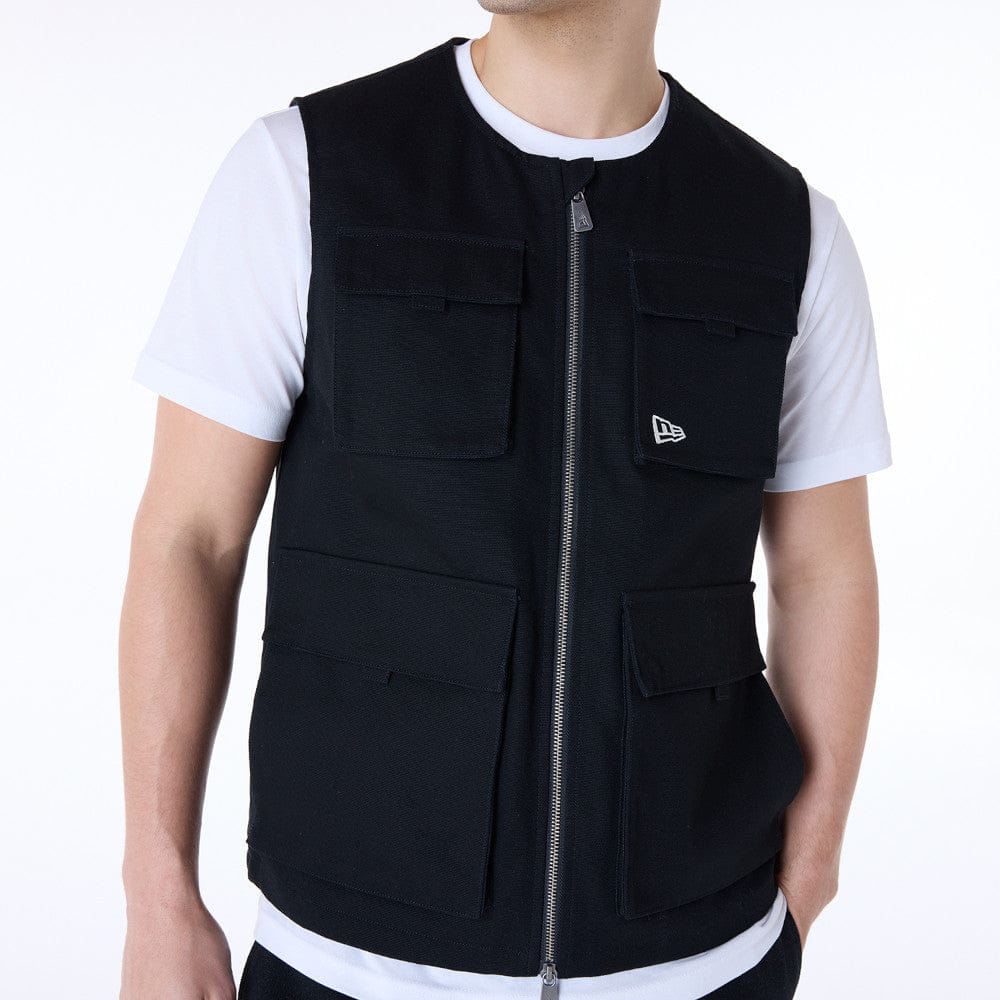 New Era Utility Vest Black