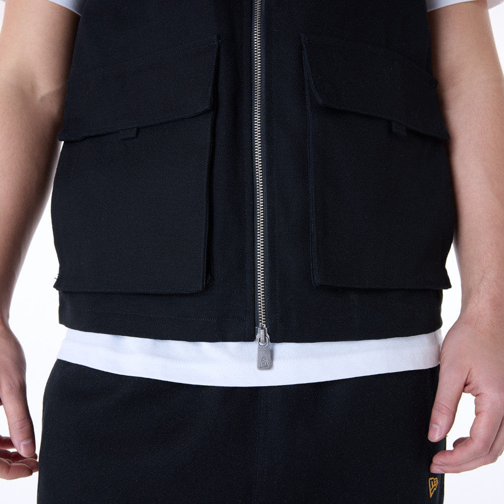 New Era Utility Vest Black