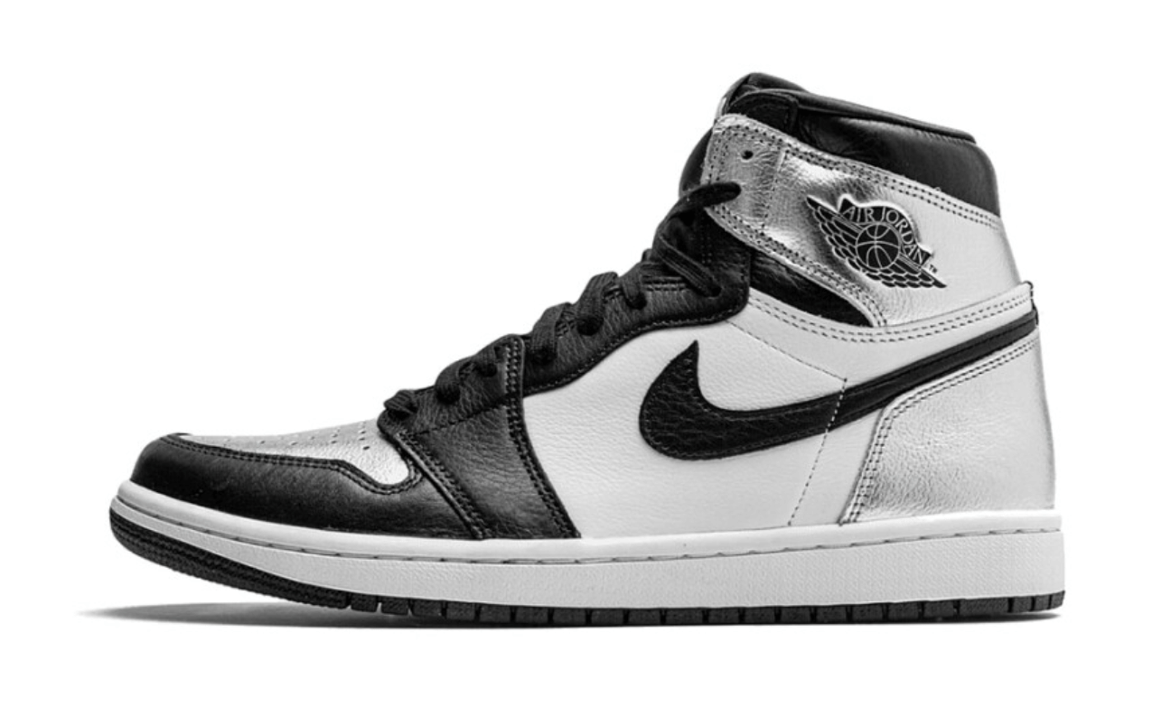Nike Jordan 1 High Silver Toe (W)
