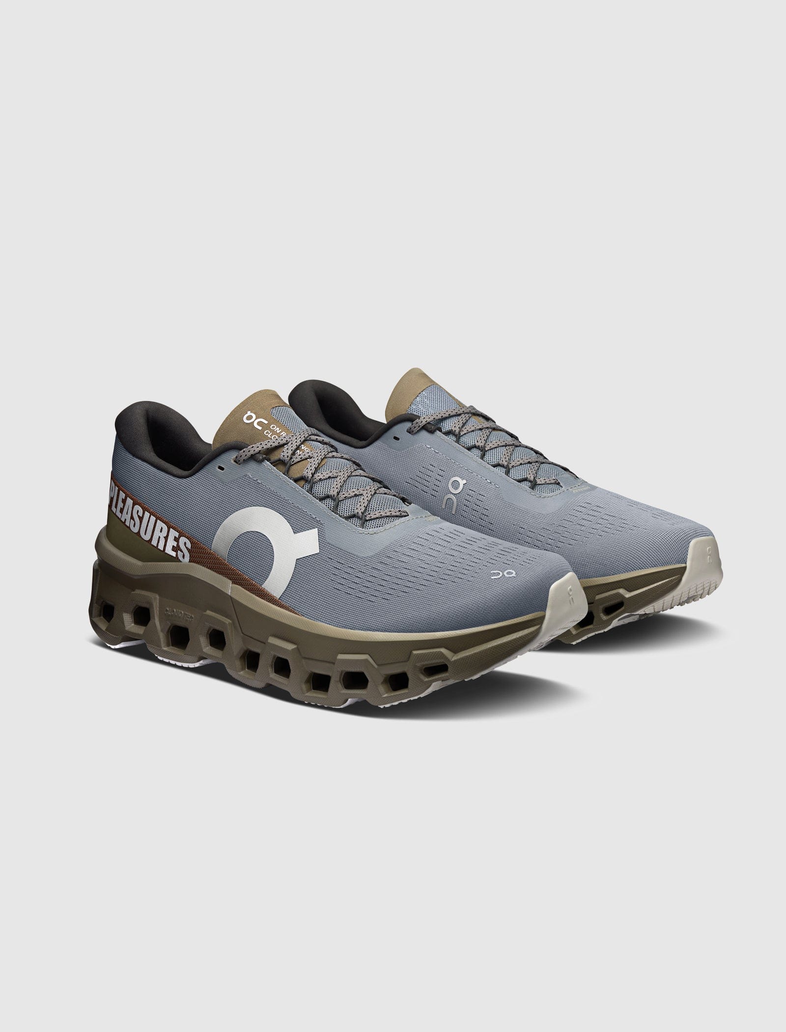 On Running LOOP X PLEASURES X CLOUDMONSTER 2 "MIST/OLIVE"