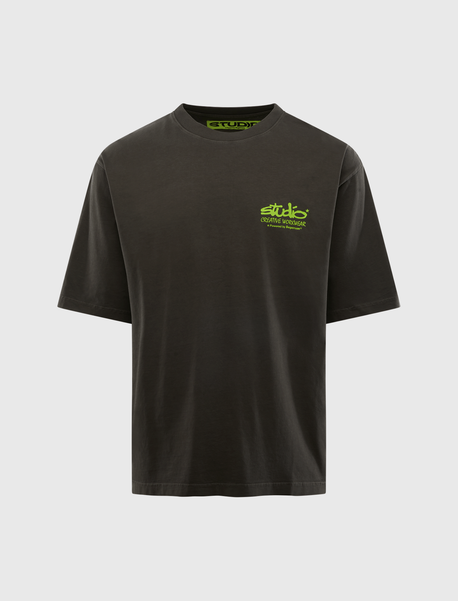 SUPERVSN STUDIO LABEL LOGO TEE