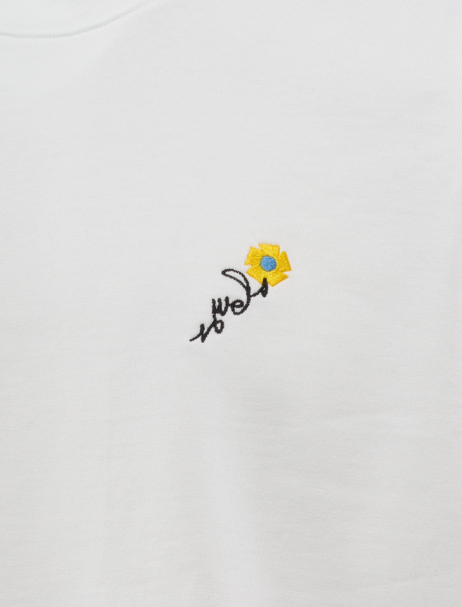 VOWELS FLORAL EMBROIDERED TEE
