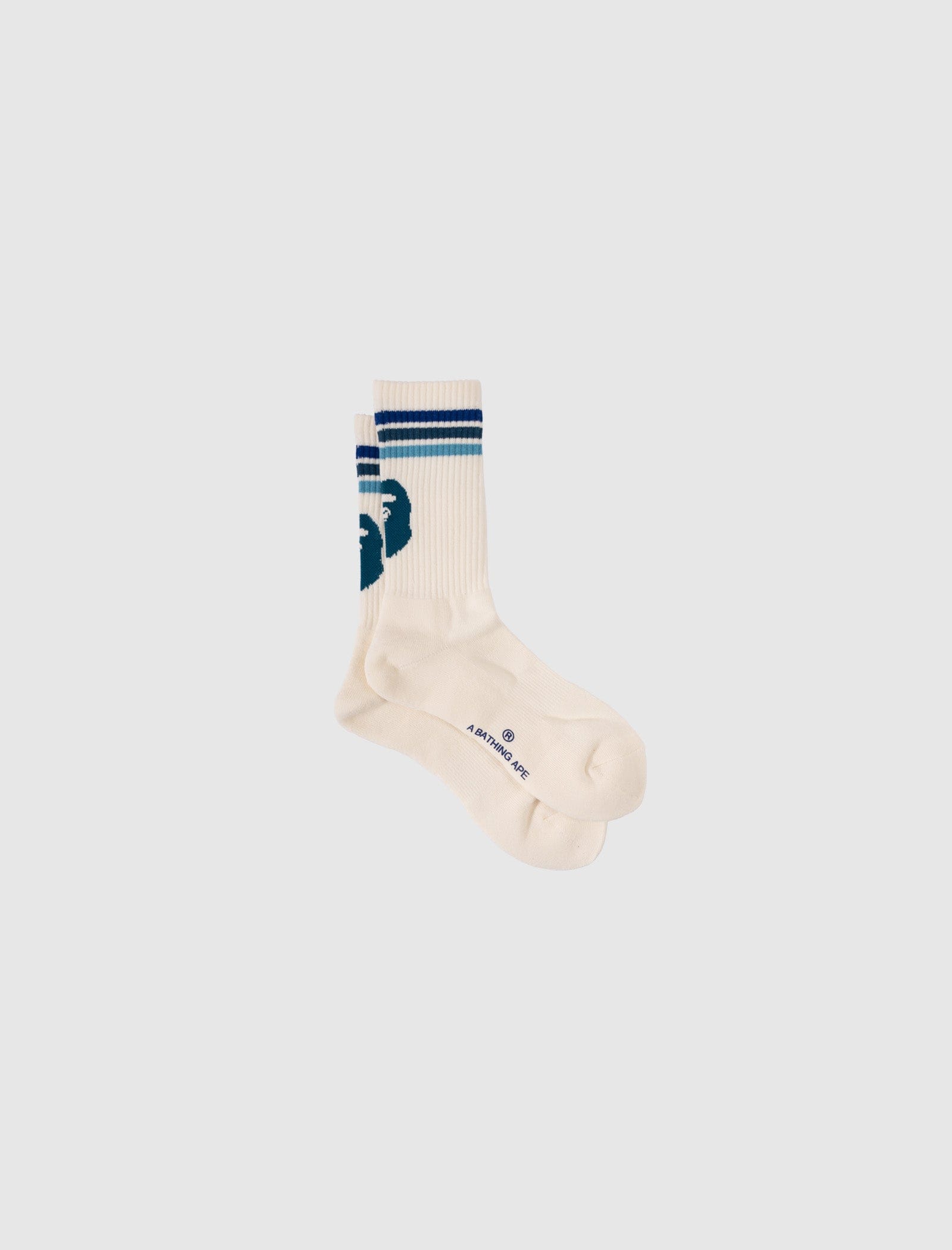 BAPE LINE SOCKS "BLUE"