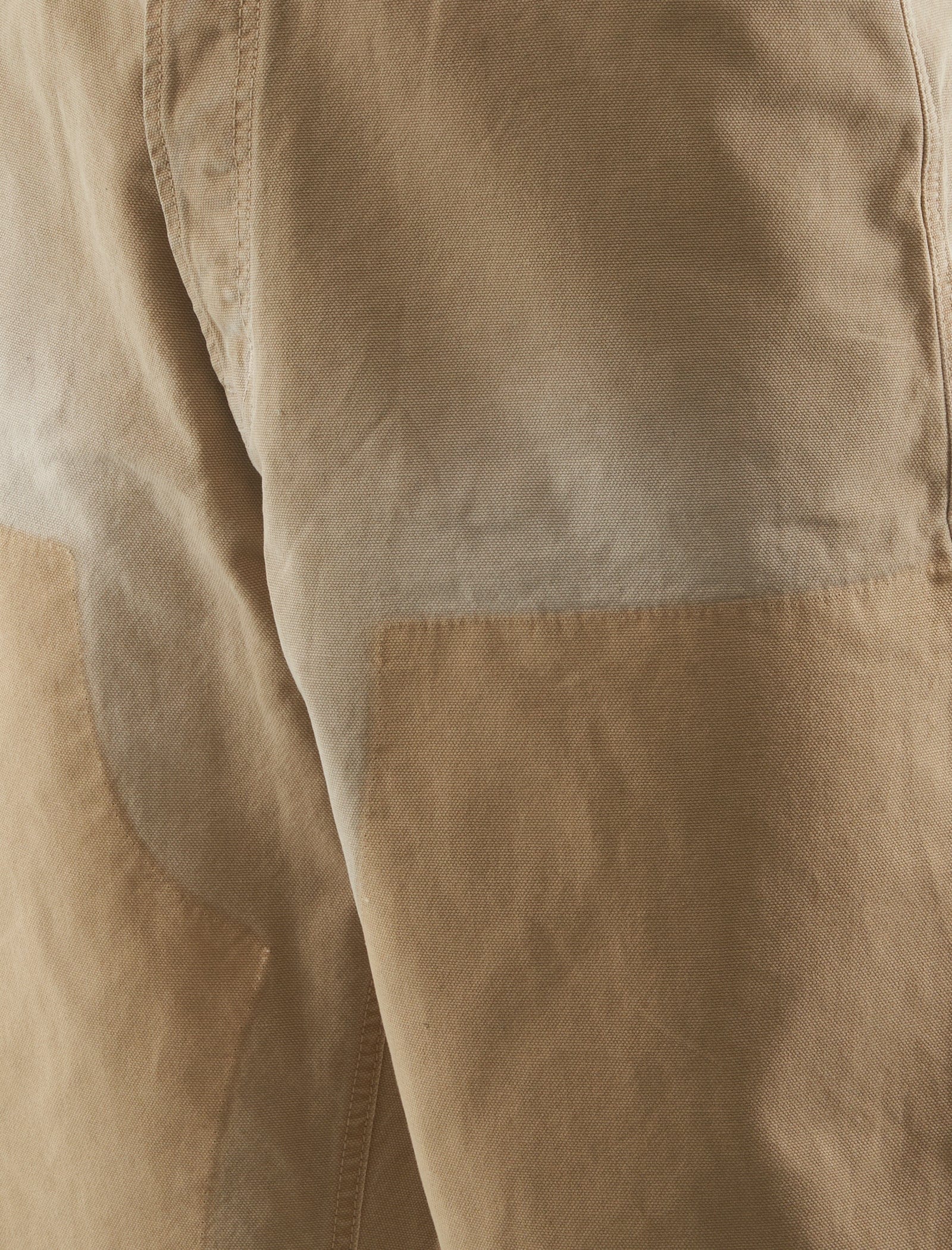 38A DOUBLE KNEE GHOST CANVAS SHORTS "KHAKI"