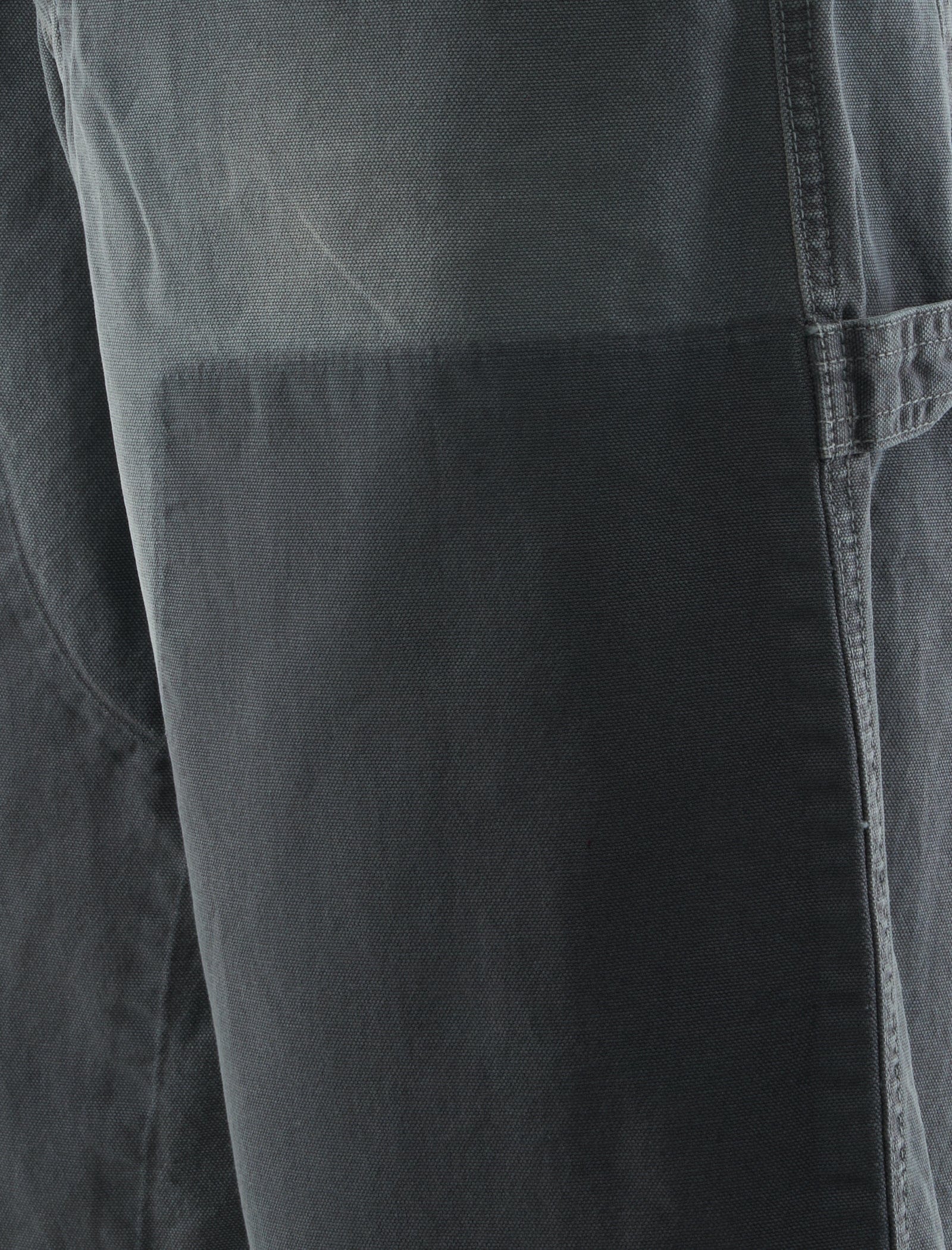 38A DOUBLE KNEE GHOST CANVAS SHORTS "BLACK"
