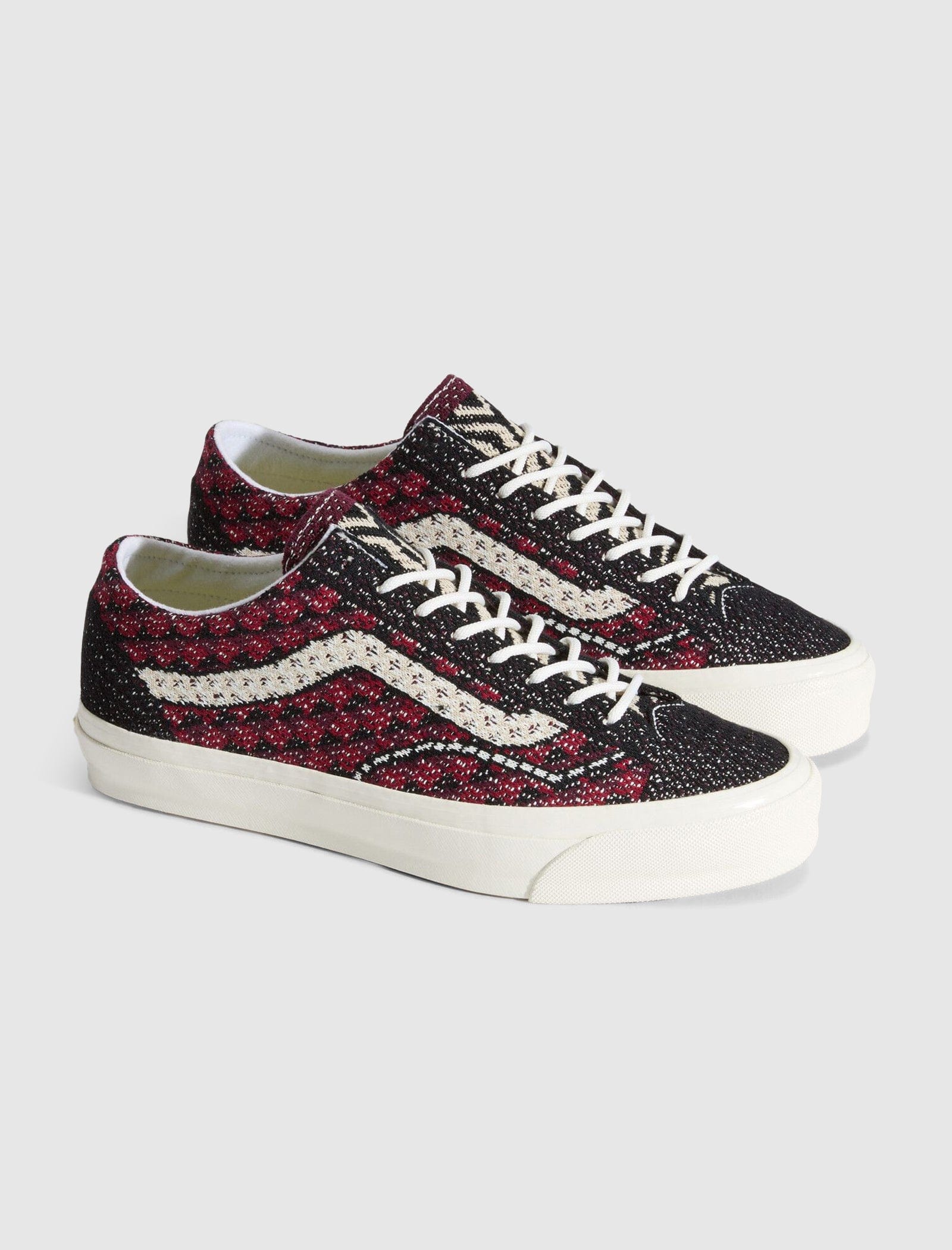 Vans OLD SKOOL 36 EK "GEO CHECK BORDEAUX"
