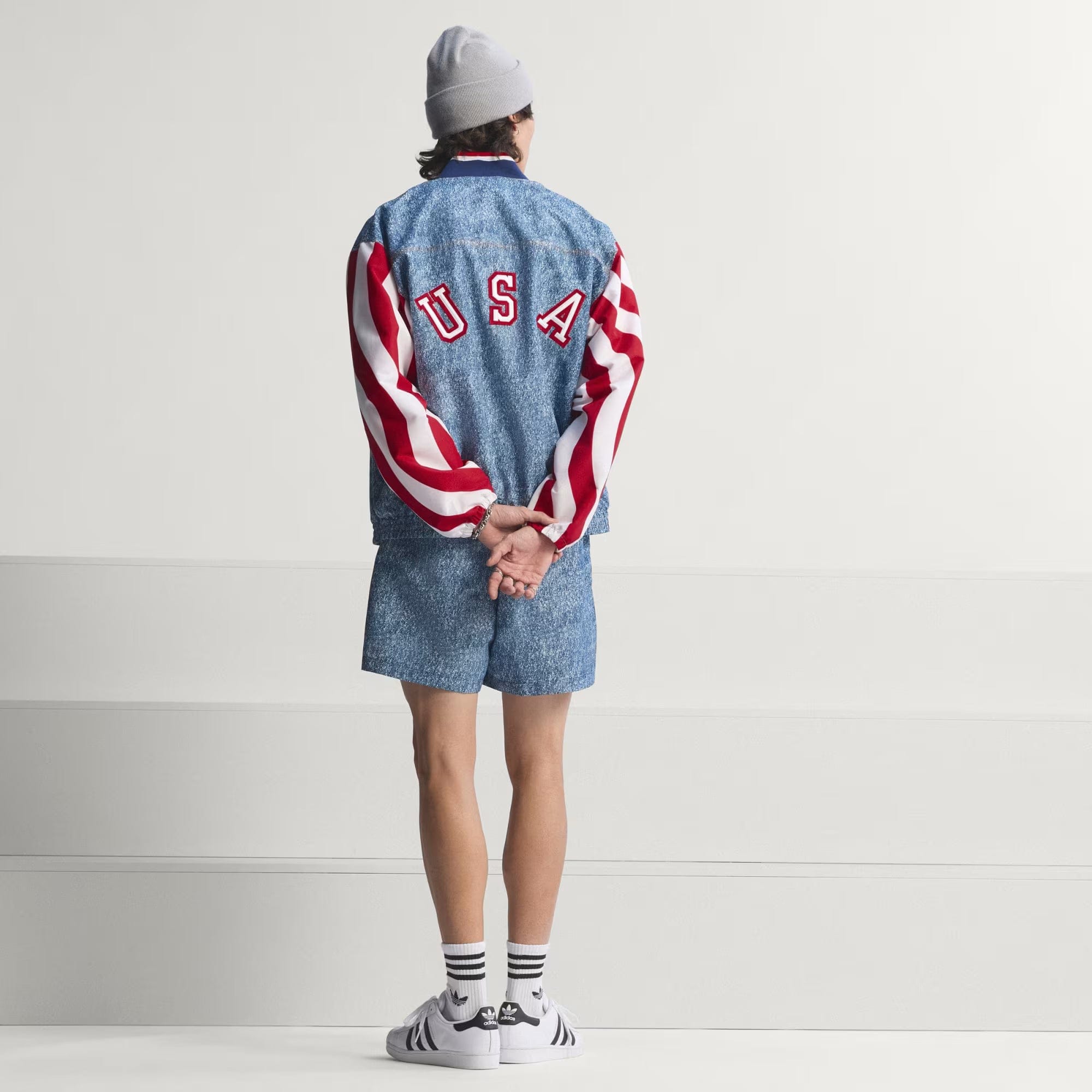 adidas Graphic Track Jacket 'Denim'