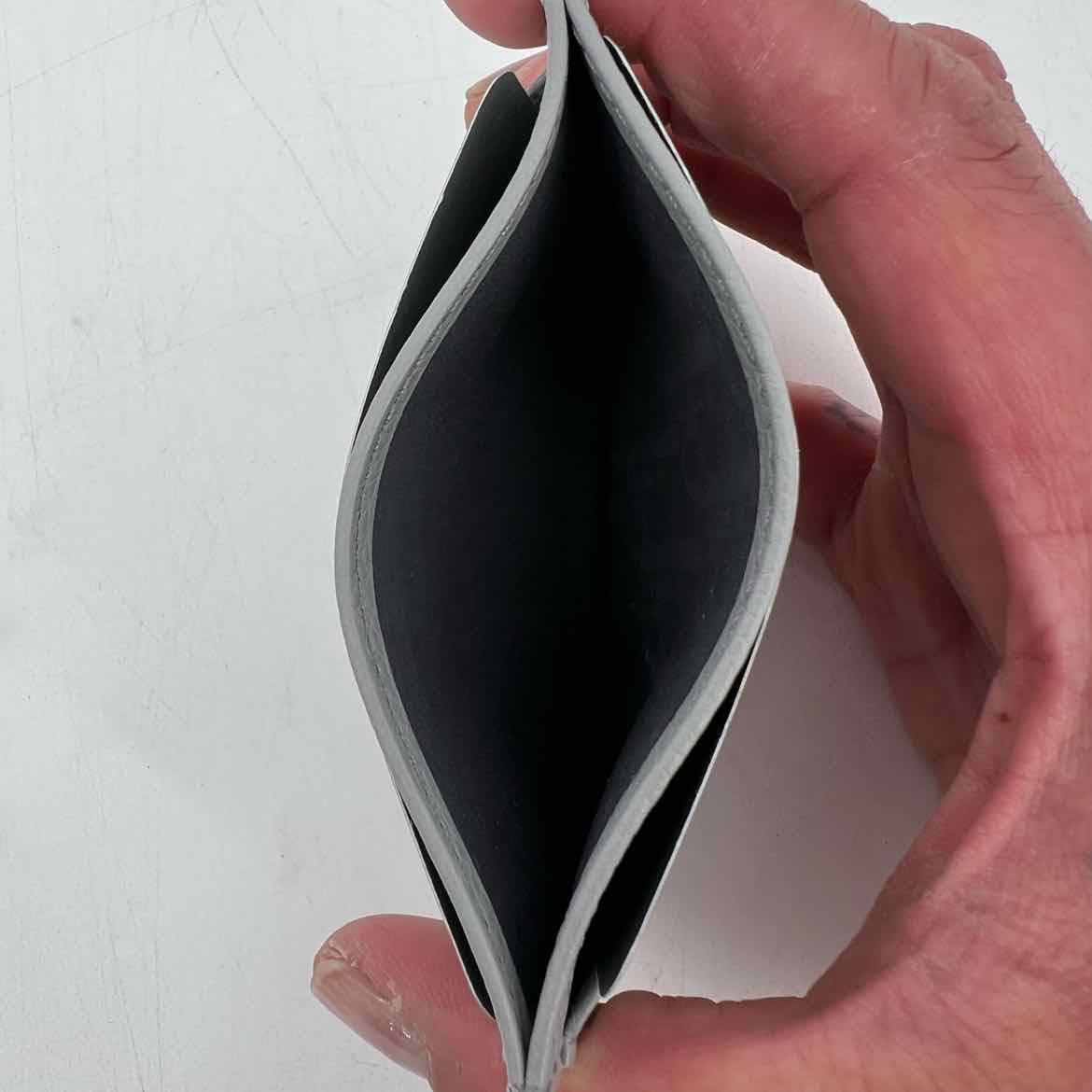 Dior Card Holder "AIR DIOR" New Grey Size OS