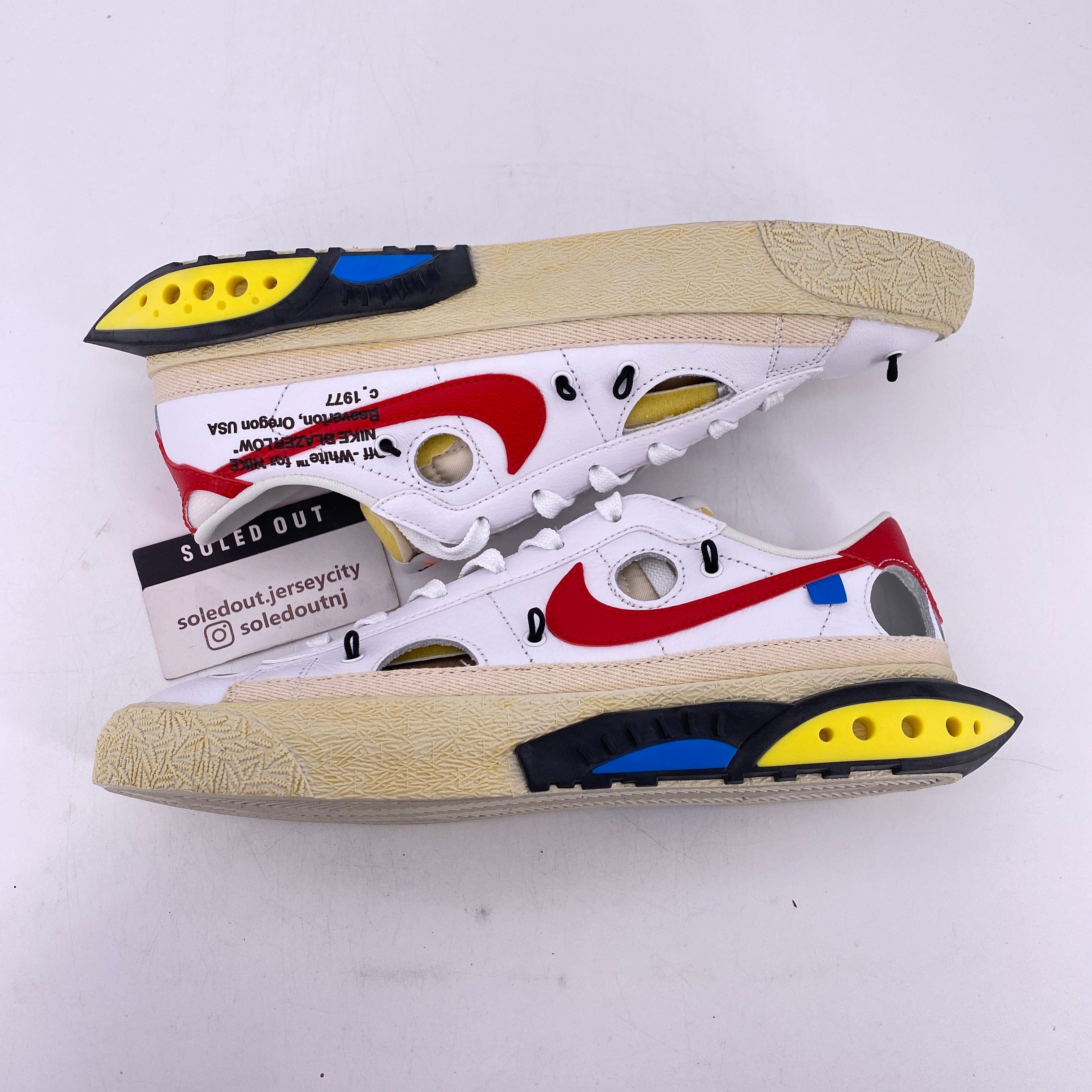 Nike Blazer Low "Ow University Red" 2022 New Size 8