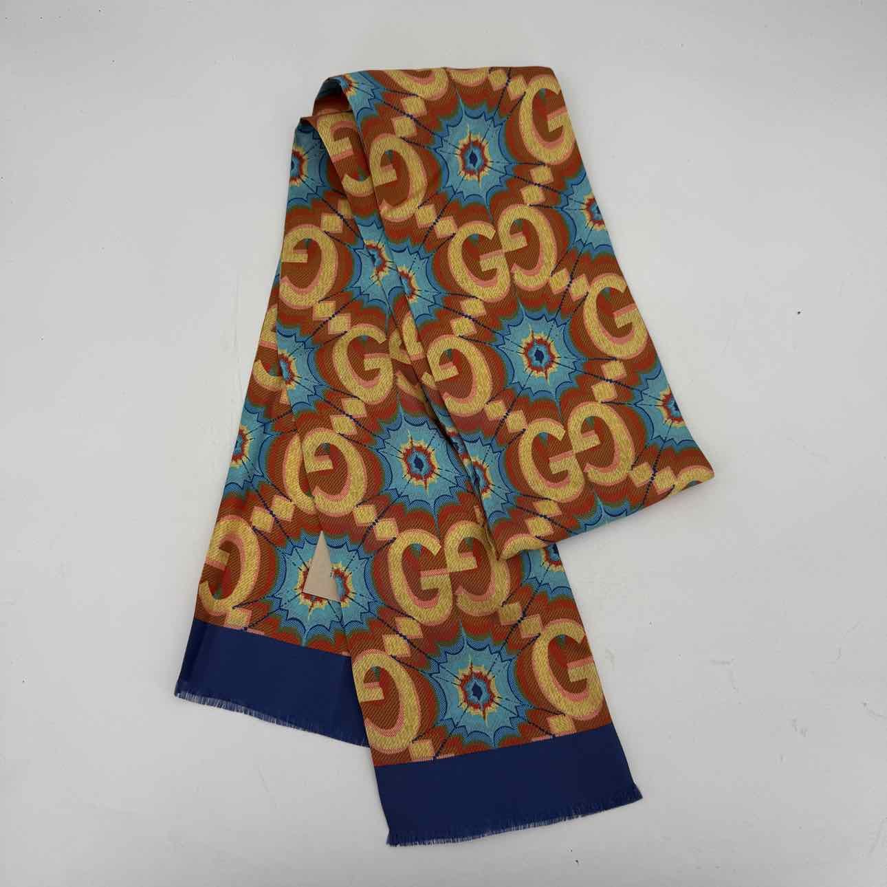 Gucci Scarf "DOUBLE G LOGO" New Brown