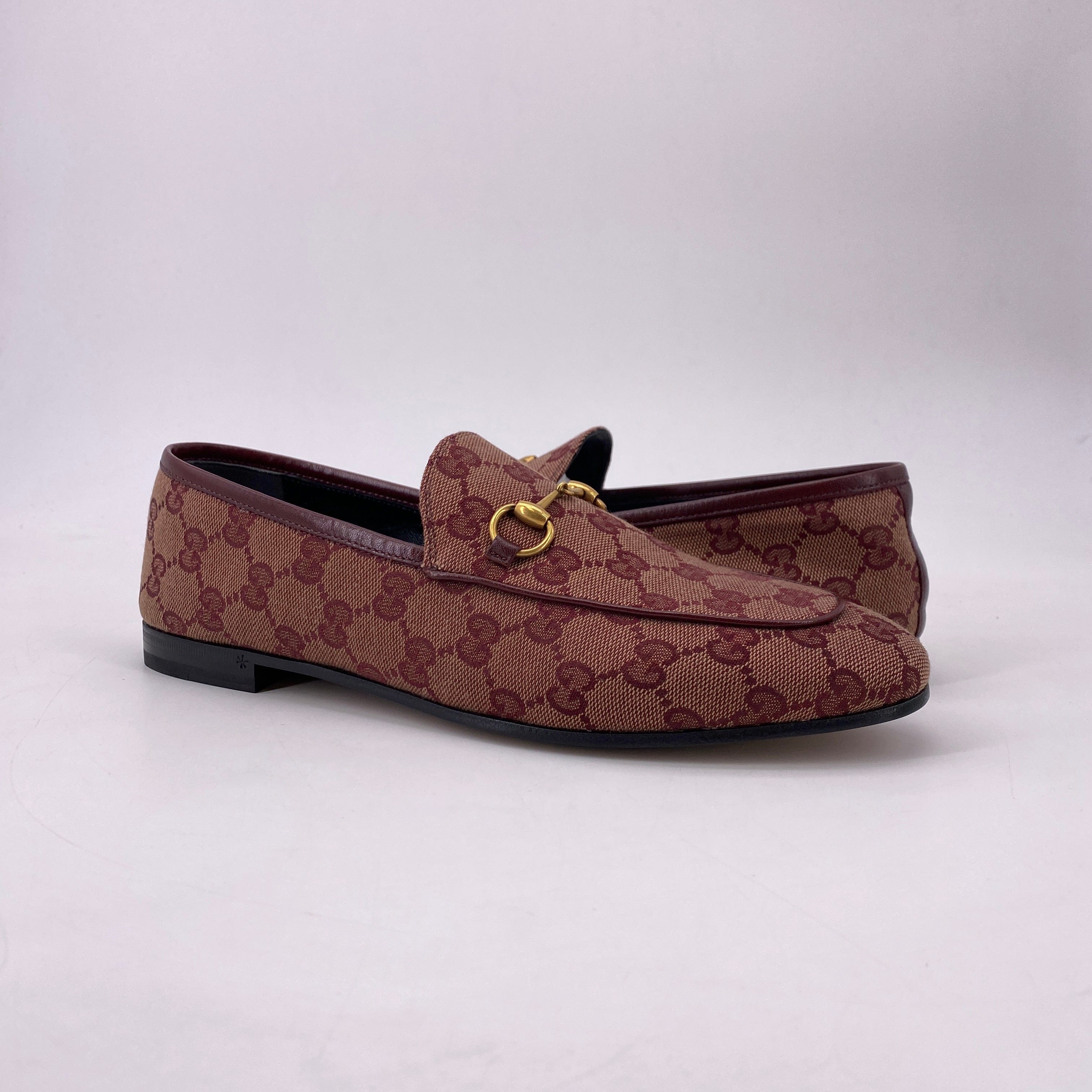 Gucci Loafer "Monogram" New (Cond) Size 39.5W