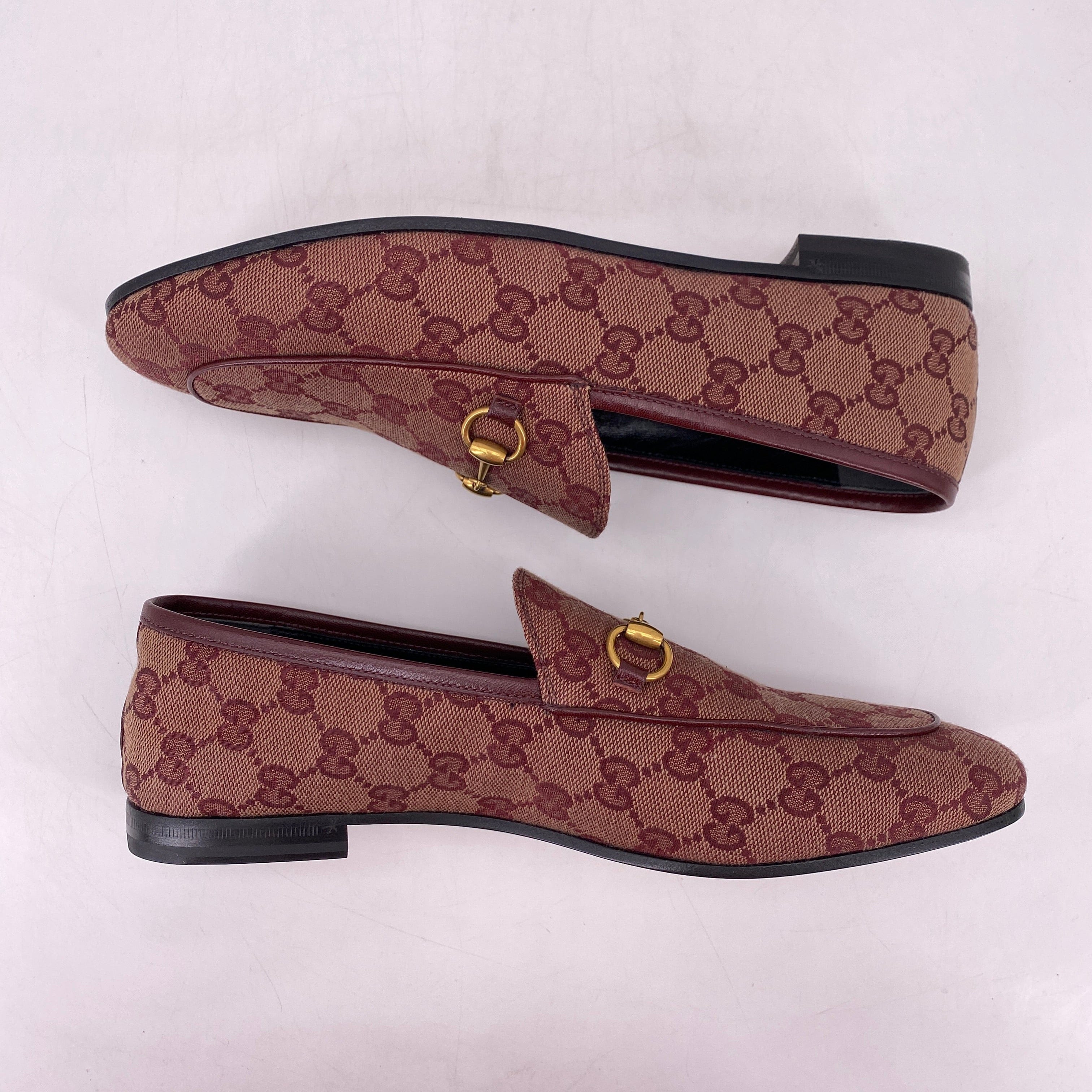 Gucci Loafer "Monogram" New (Cond) Size 39.5W