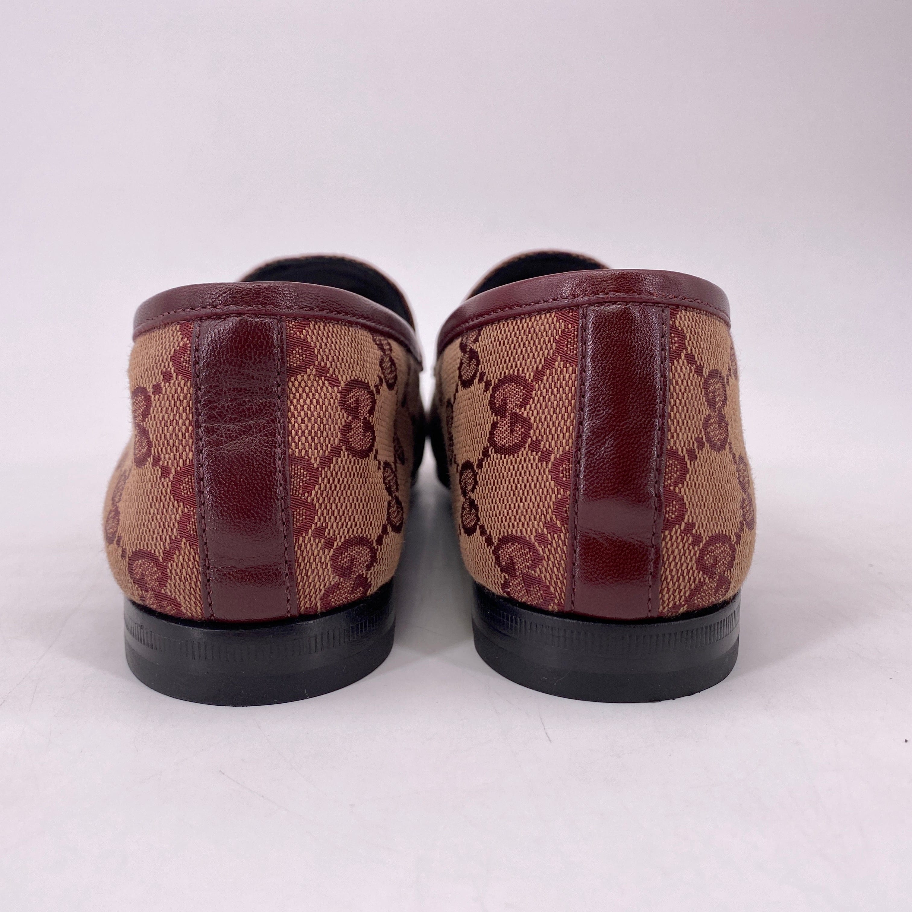 Gucci Loafer "Monogram" New (Cond) Size 39.5W