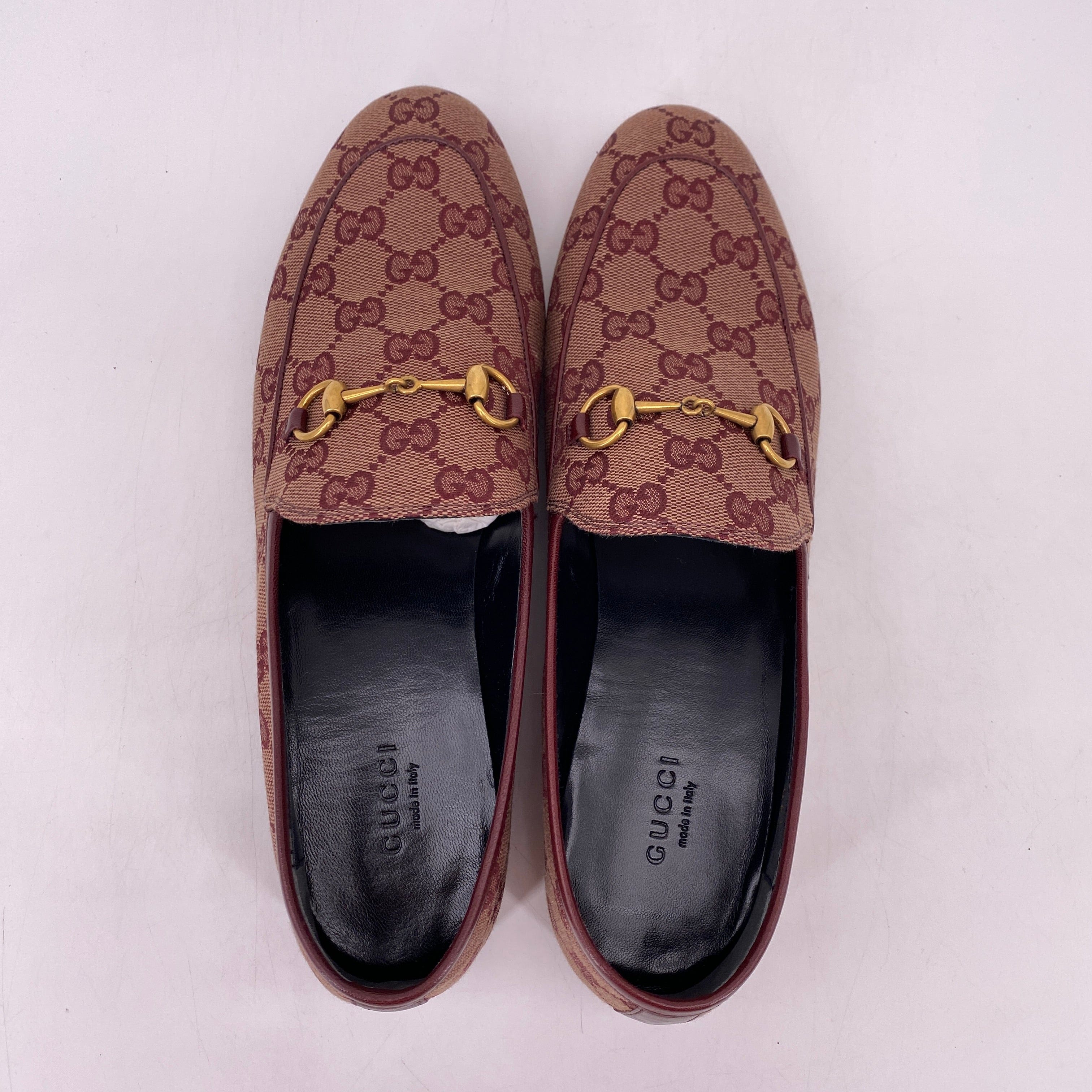 Gucci Loafer "Monogram" New (Cond) Size 39.5W