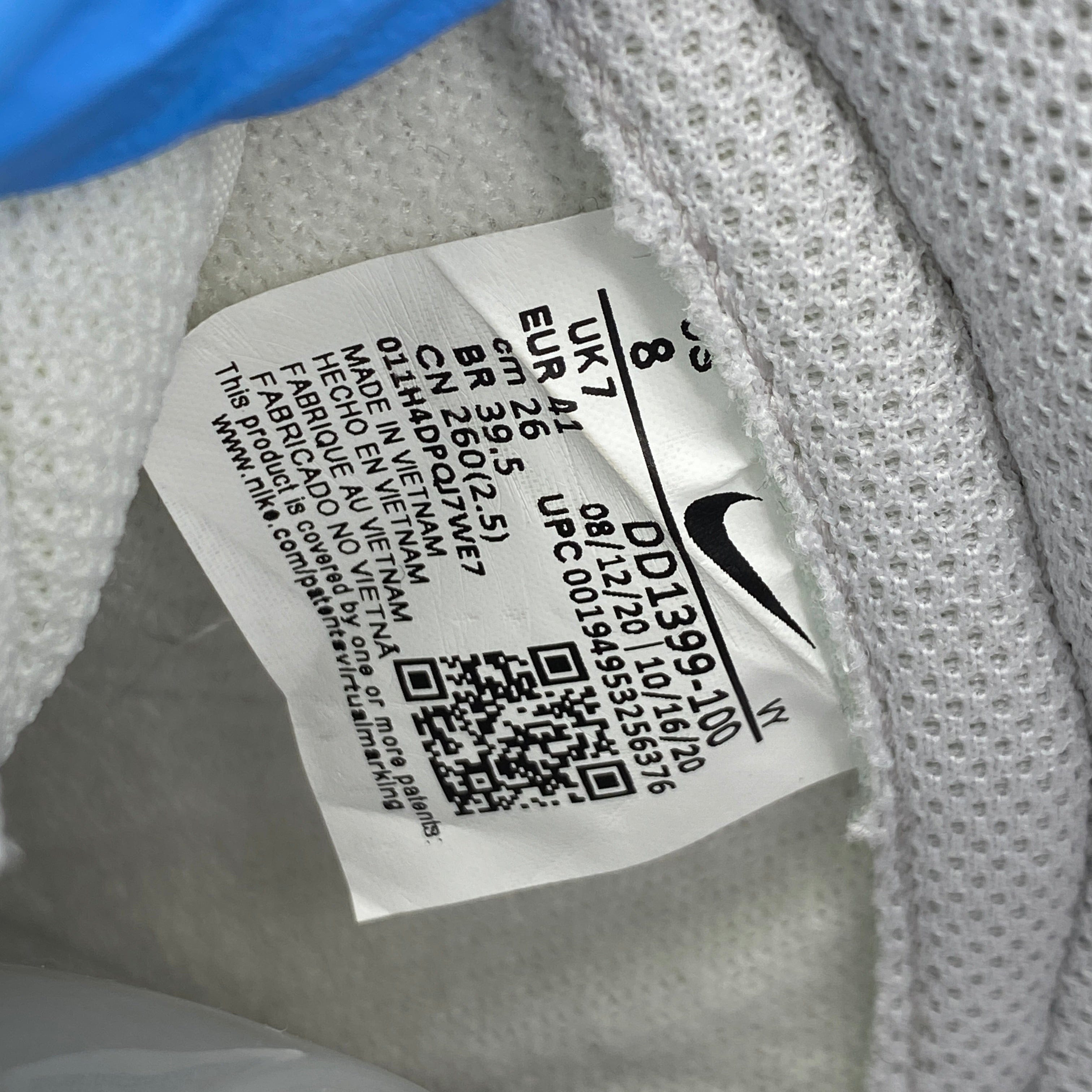 Nike Dunk High Retro "Vast Grey" 2021 New (Cond) Size 8