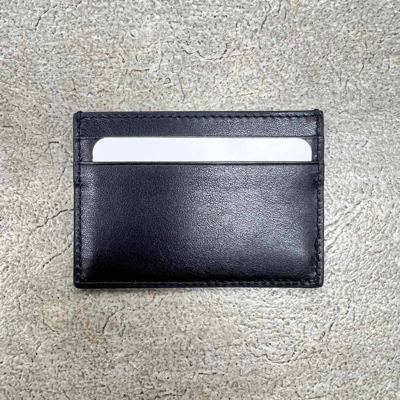 Gucci Card Holder "LEATHER" New Black