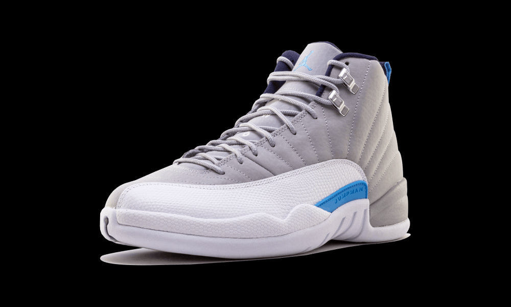 nike Air Jordan 12 Retro Grey University Blue