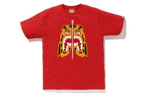 Bape Tiger Tee Red