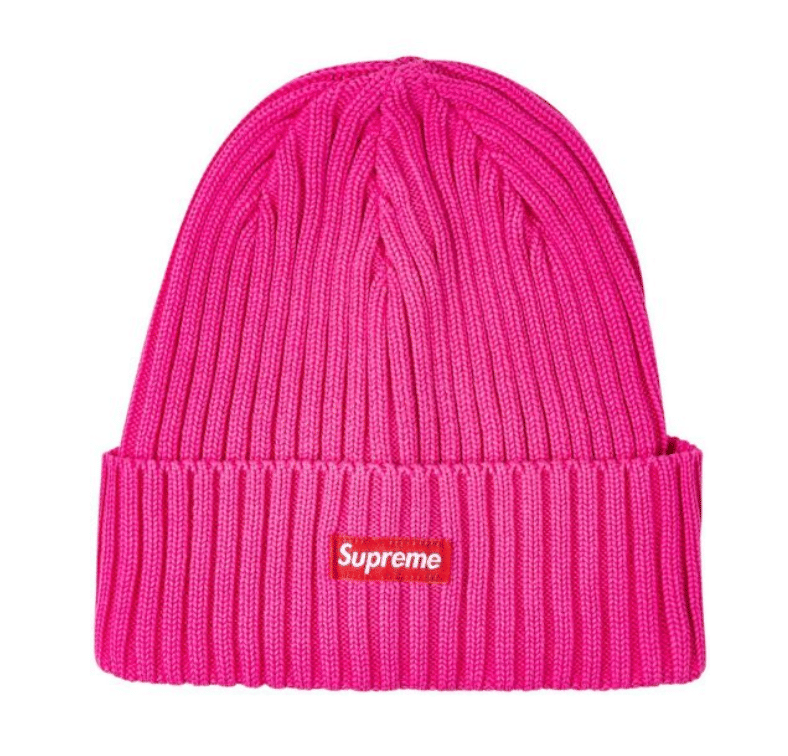 Supreme OVERDYED RIBBED BEANIE