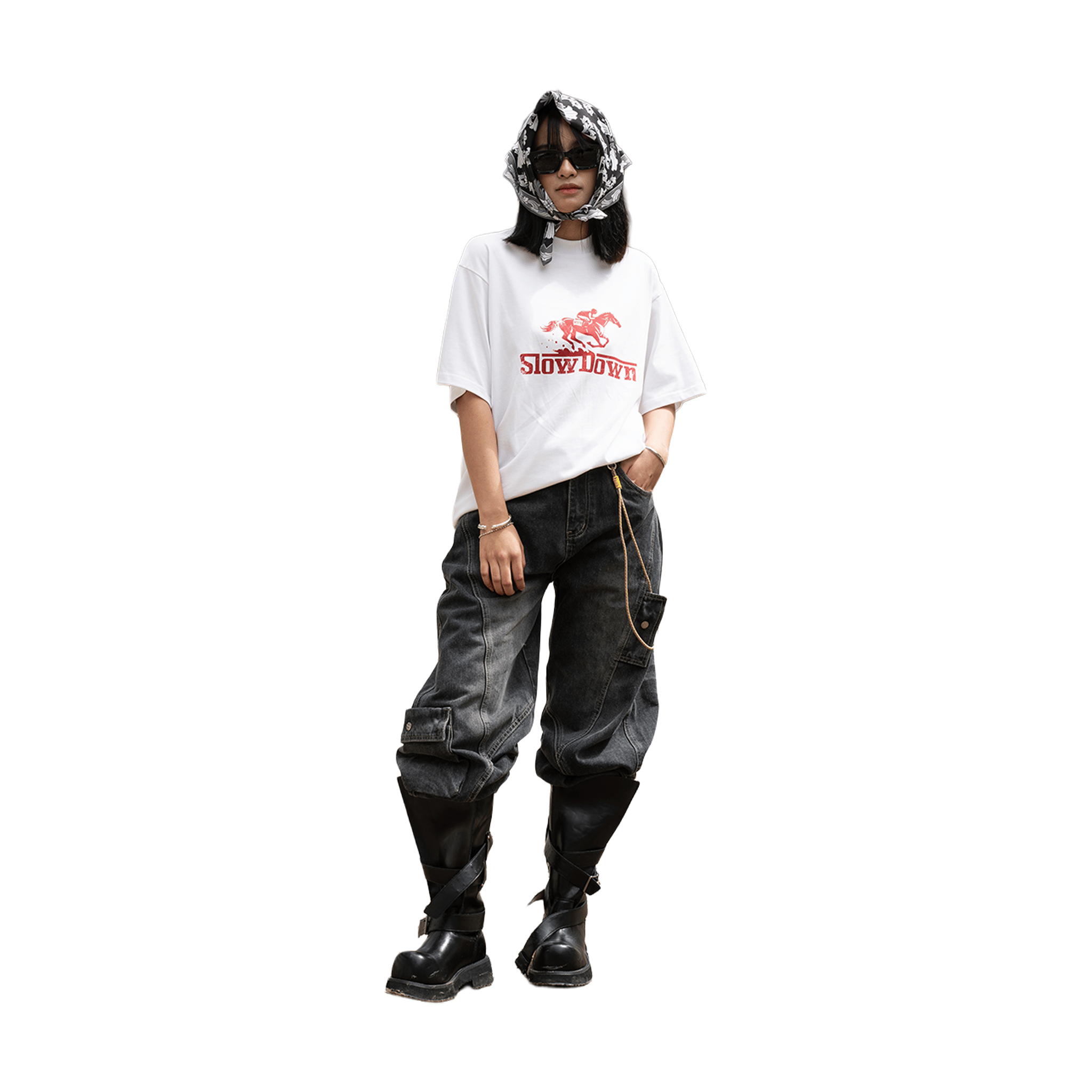 SLOWDOWN Rari Tee White (SS26)