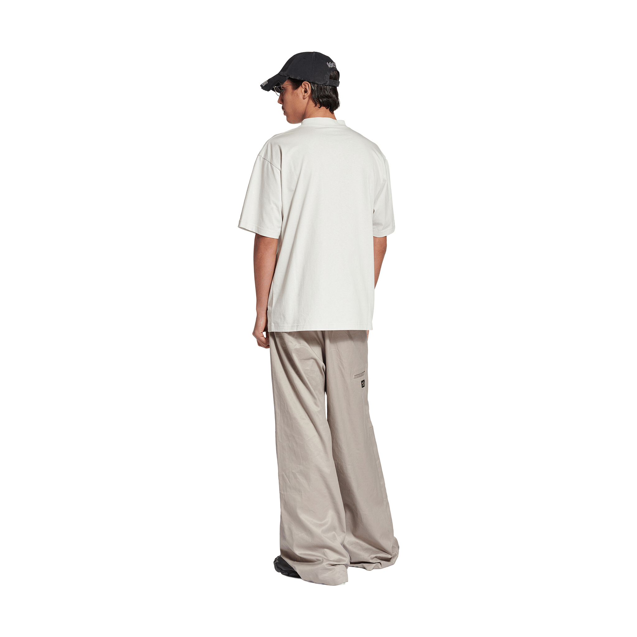 BALENCIAGA Nano BB Medium Fit Tee Dirty White (SS24)
