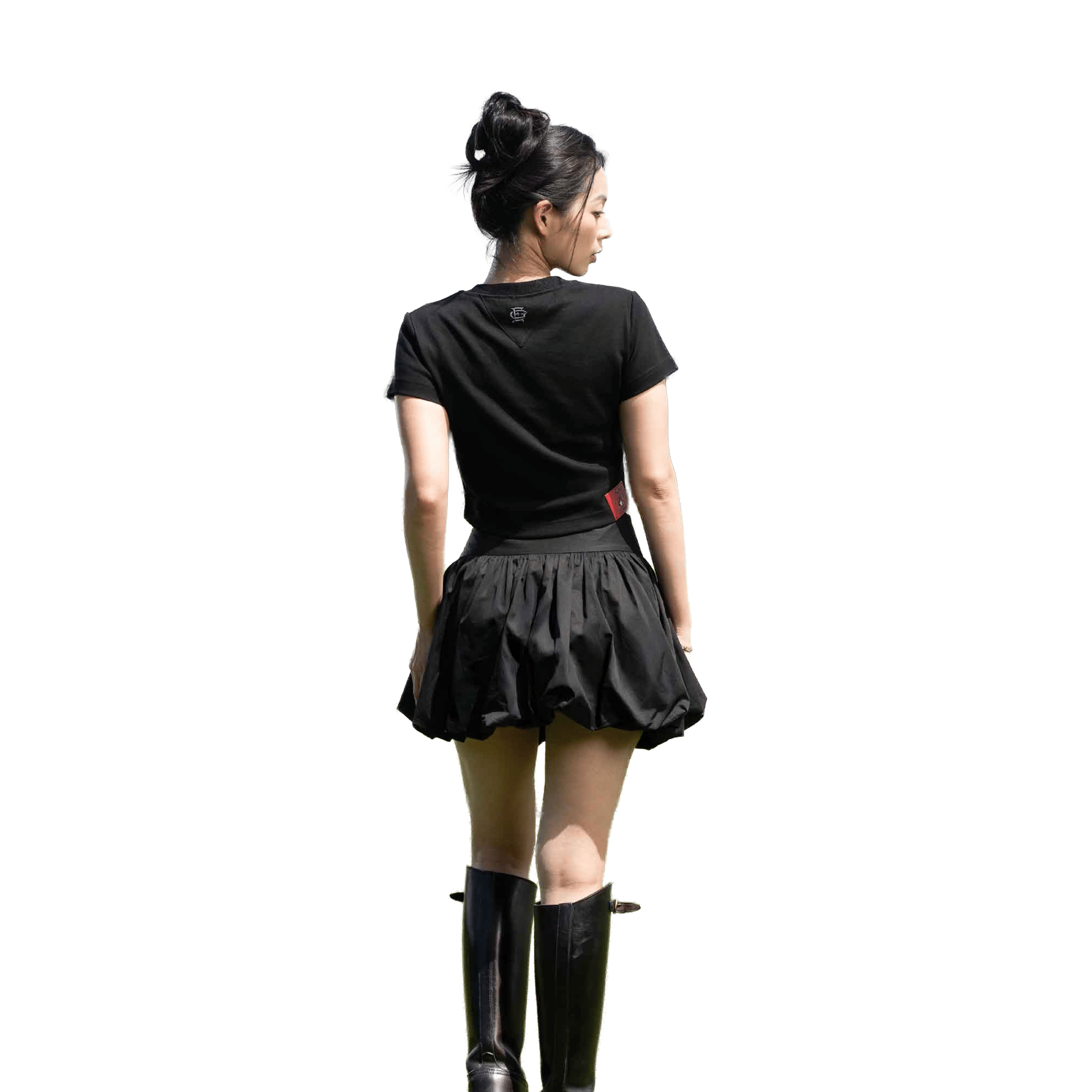 EGLAF RU Bubble Skirt Black (SS26)