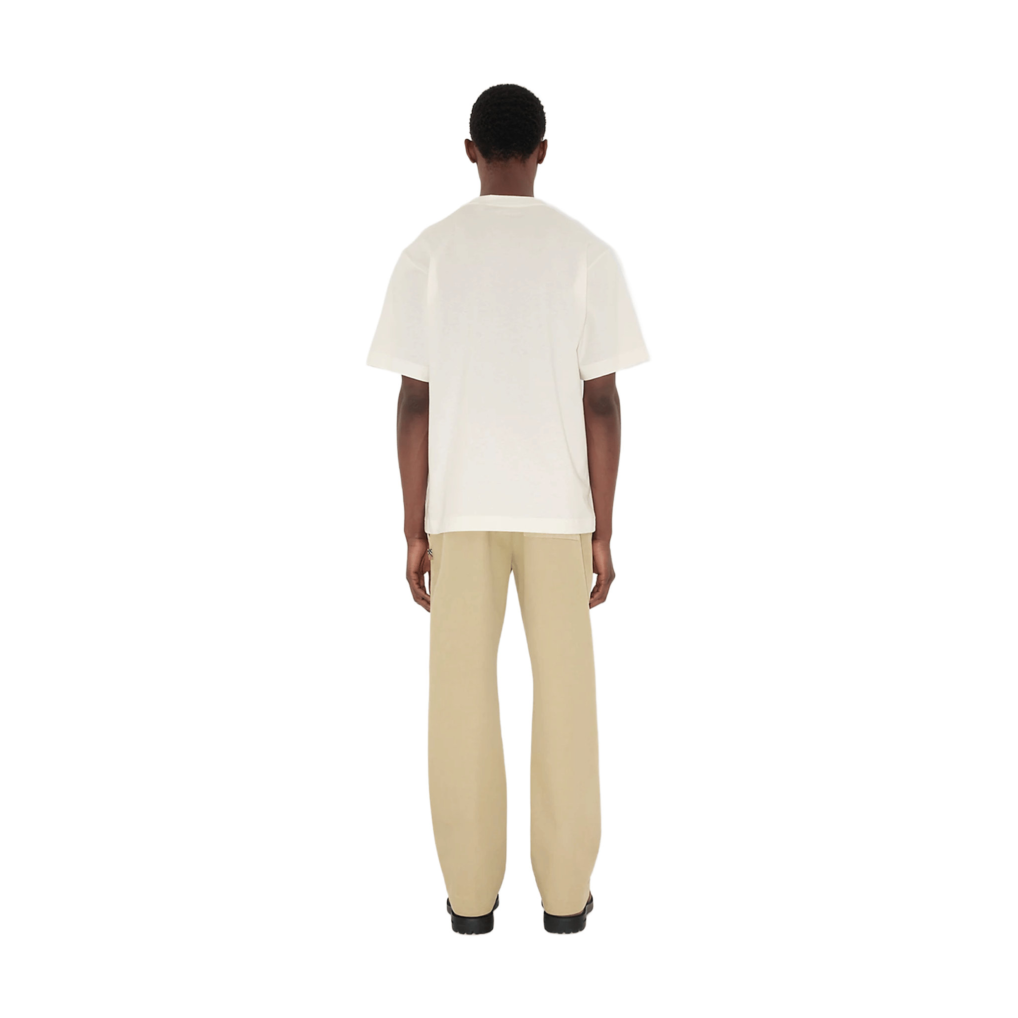 BURBERRY Cross Stitch EKD Tee Chalk (FW23)