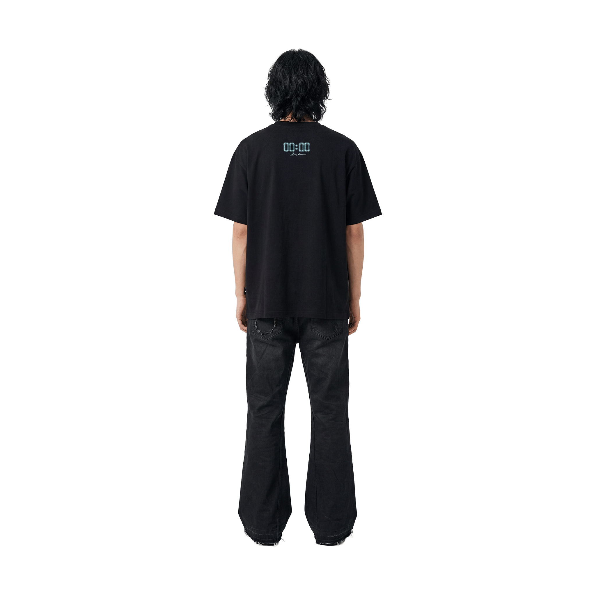 SLOWDOWN Hand Drawn Reset Tee Black (SS26)