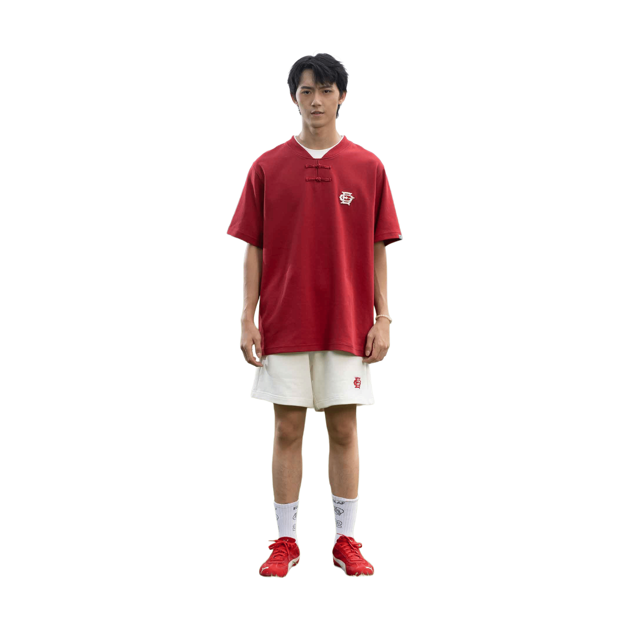 EGLAF RU Chinese Knot Tee Red (SS26)
