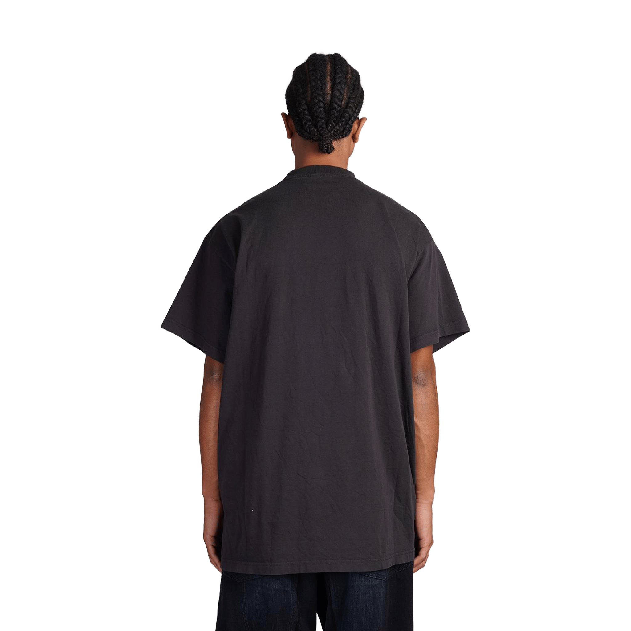 BALENCIAGA Boxing Medium Fit Tee Faded Black (FW23)