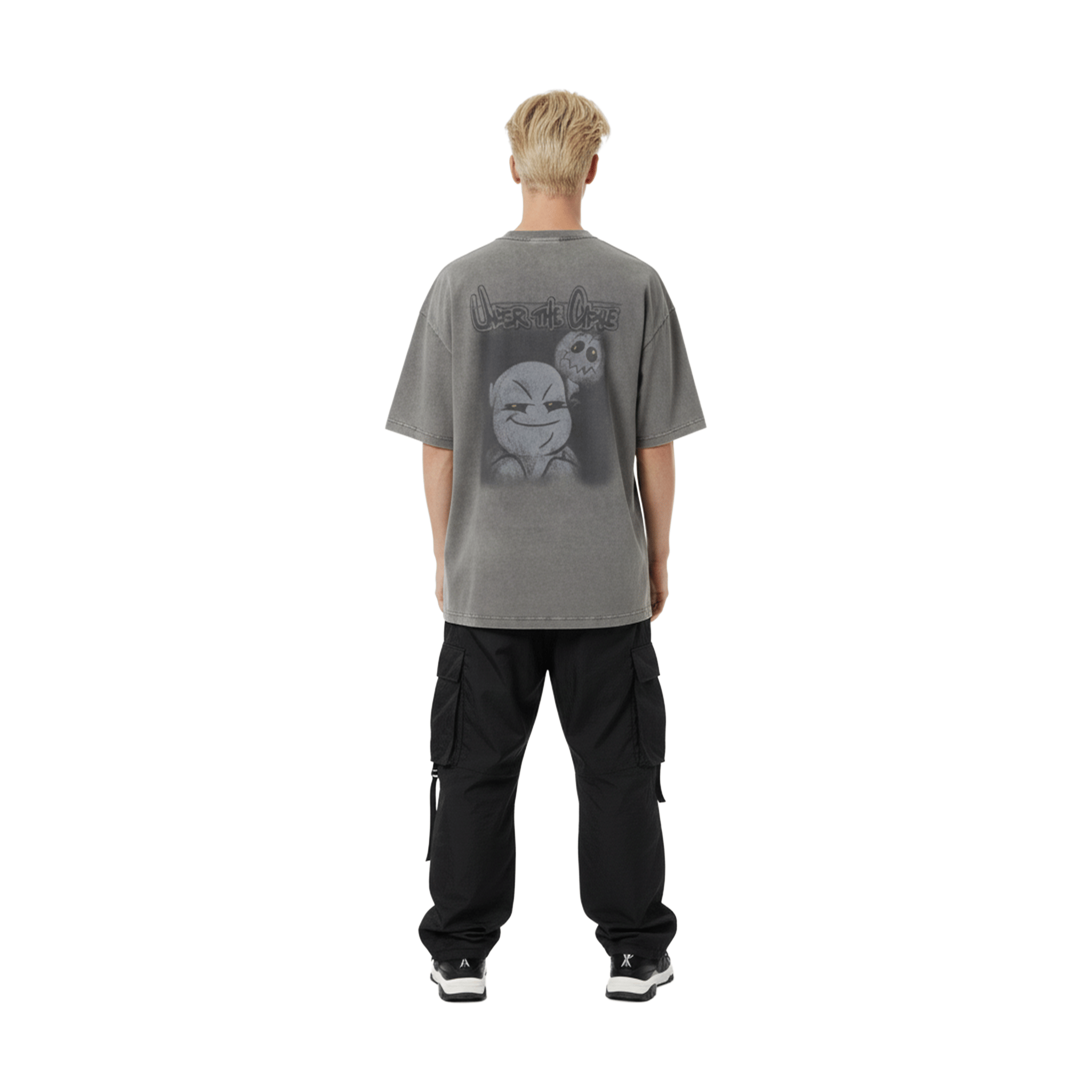TEAM WANG design UNDER THE CASTLE Tee Grey (FW25)