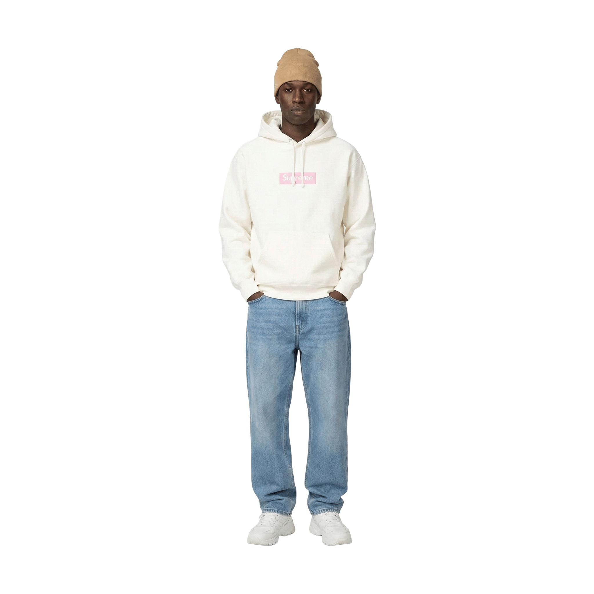 Supreme Box Logo Hoodie White (FW25)