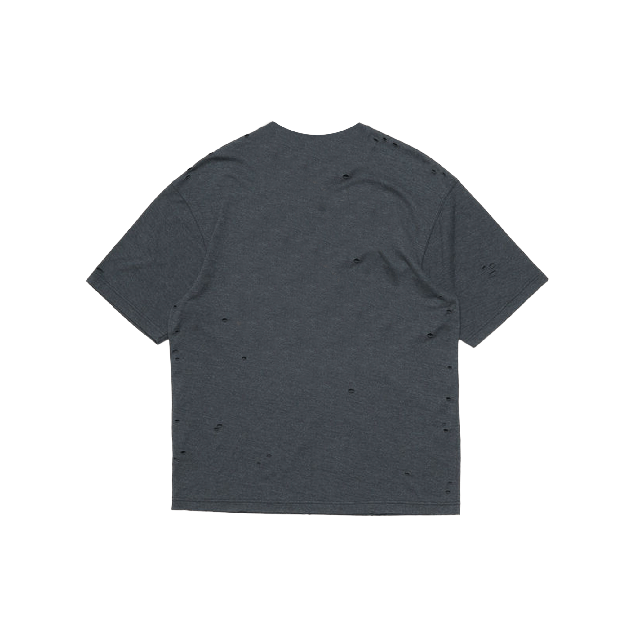 Represent Acne Studios Relaxed Fit Logo Tee Black Melange (SS25)