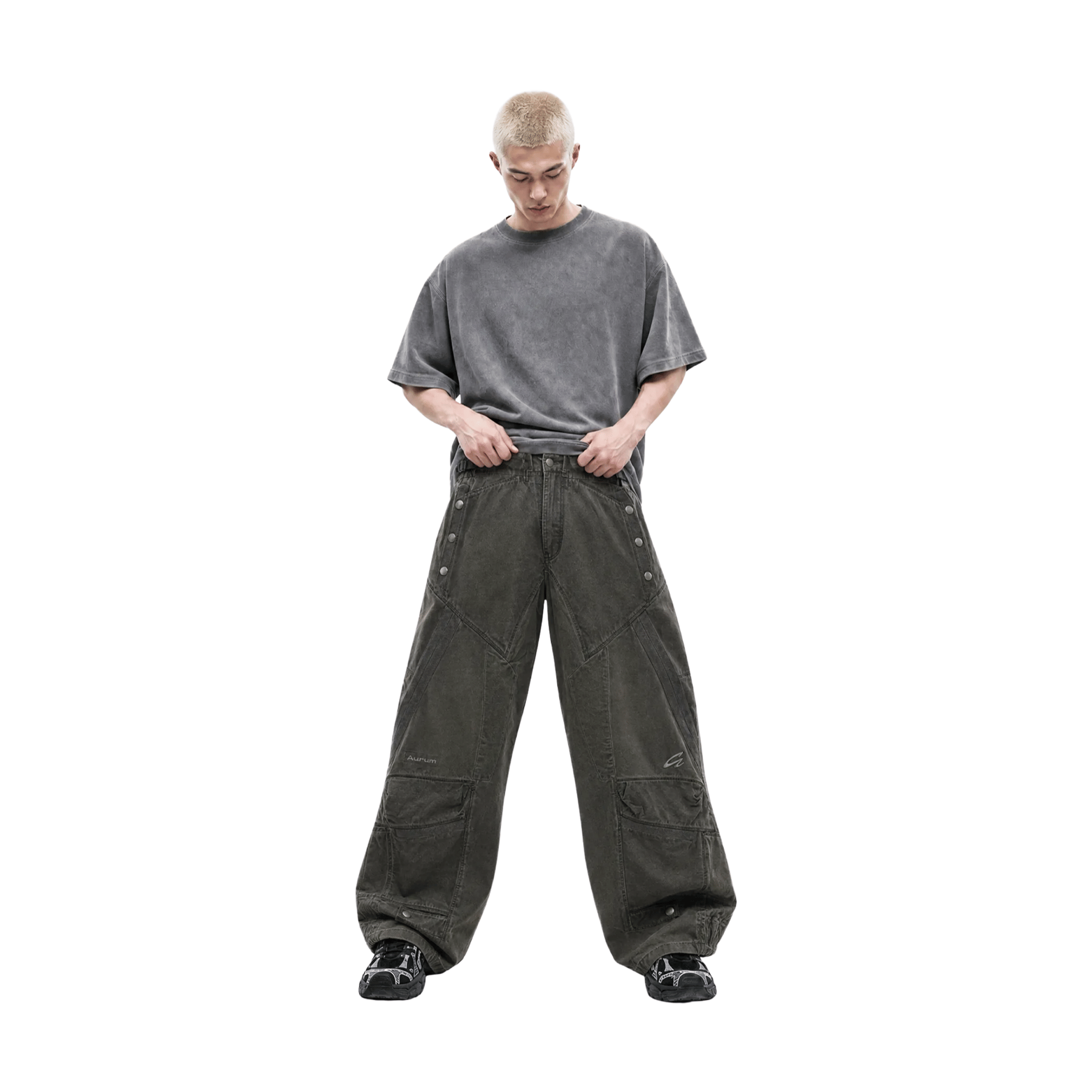 RAW21 RAW/21 Rift Cargo Pants Washed Grey (SS26)