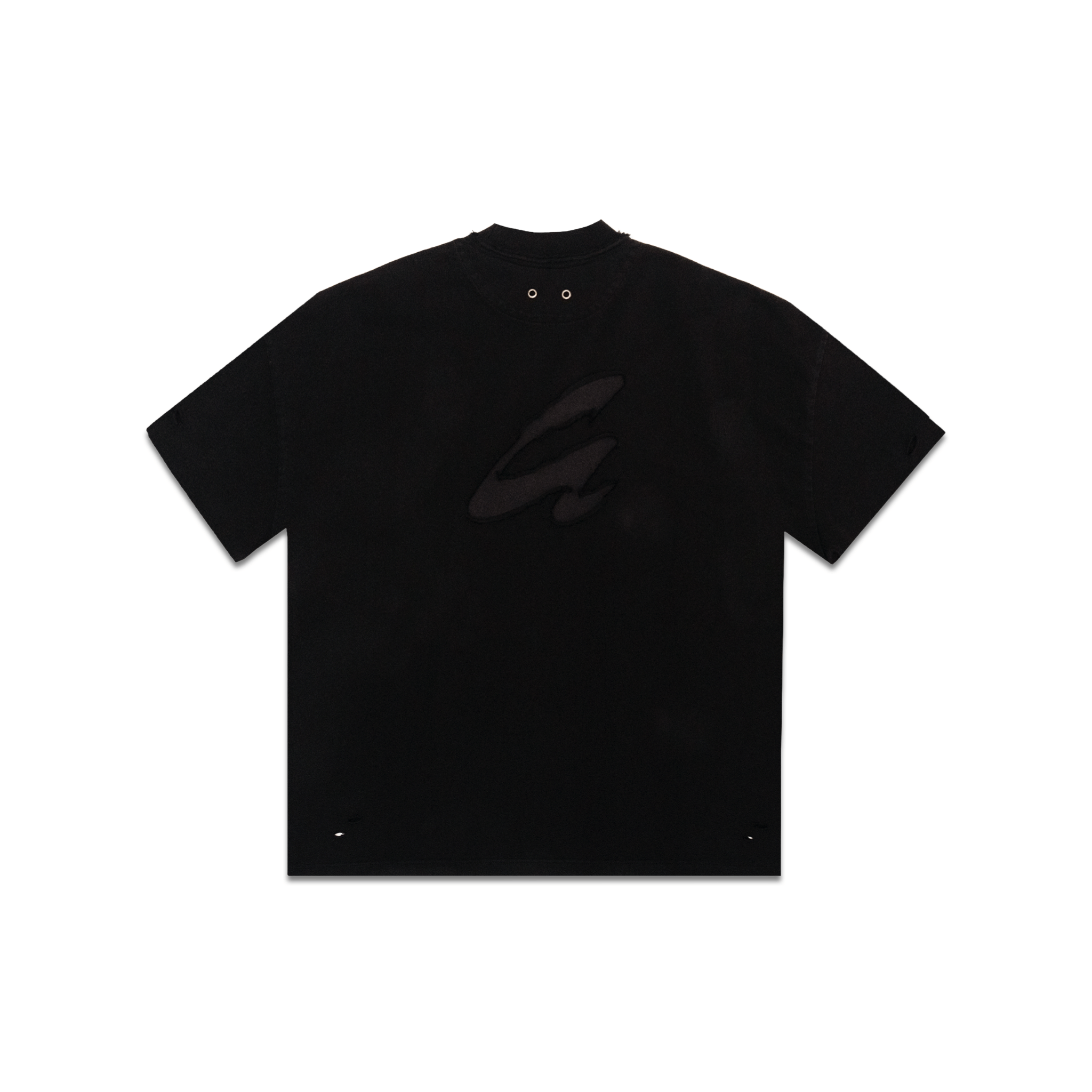 RAW21 RAW/21 Crestline Oversized Tee Washed Black/Black (SS26)