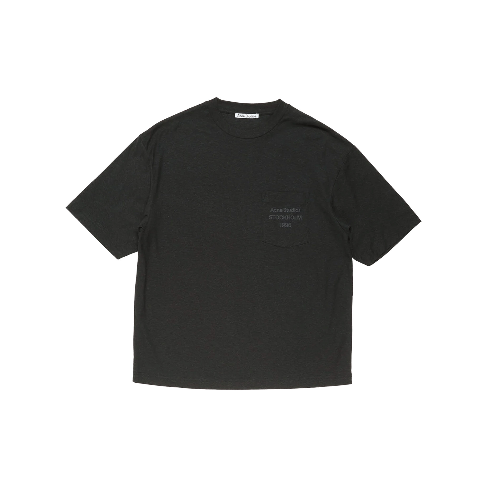 Represent Acne Studios Relaxed Fit Logo Tee Black (SS26)