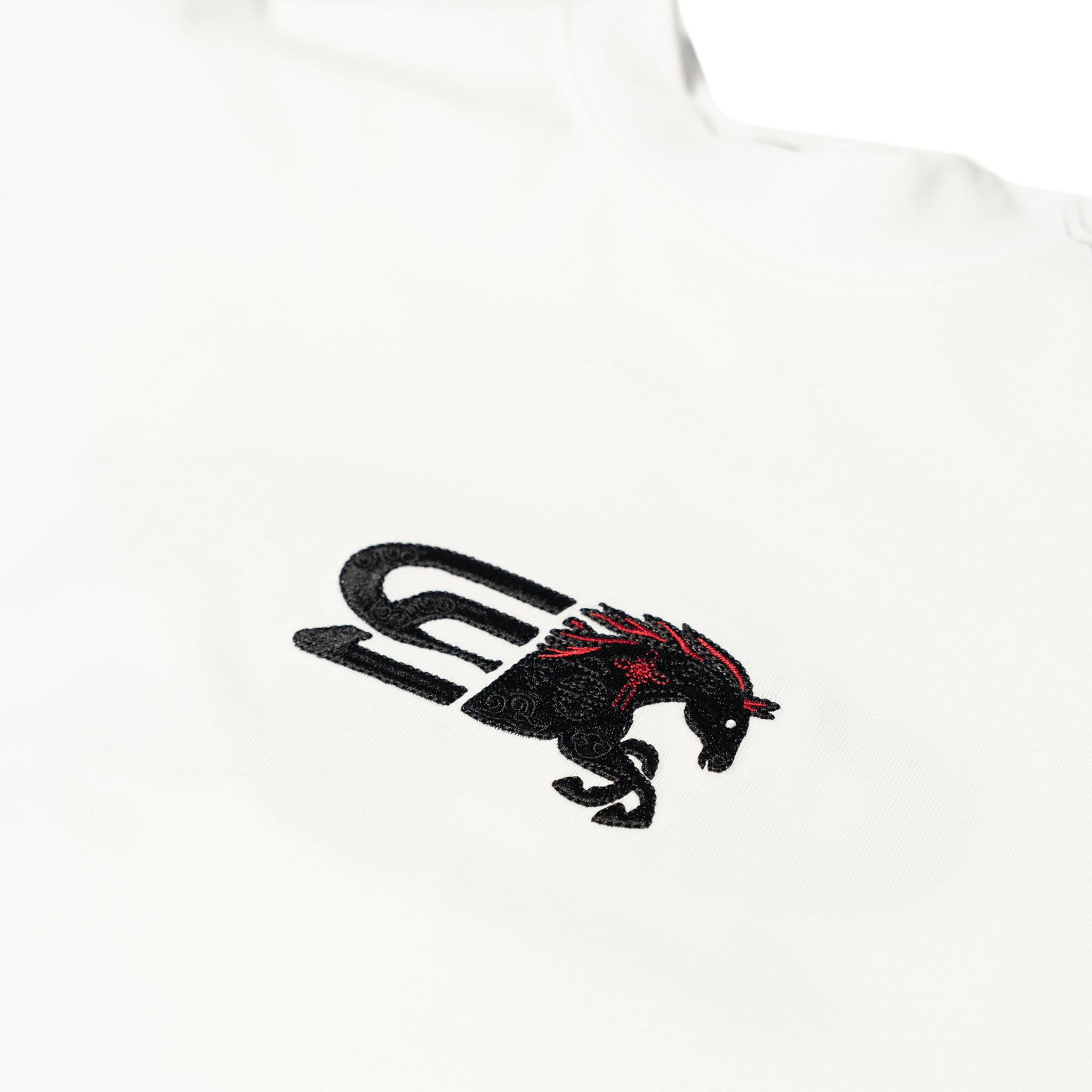 SLOWDOWN Logo Merge Tee White (SS26)