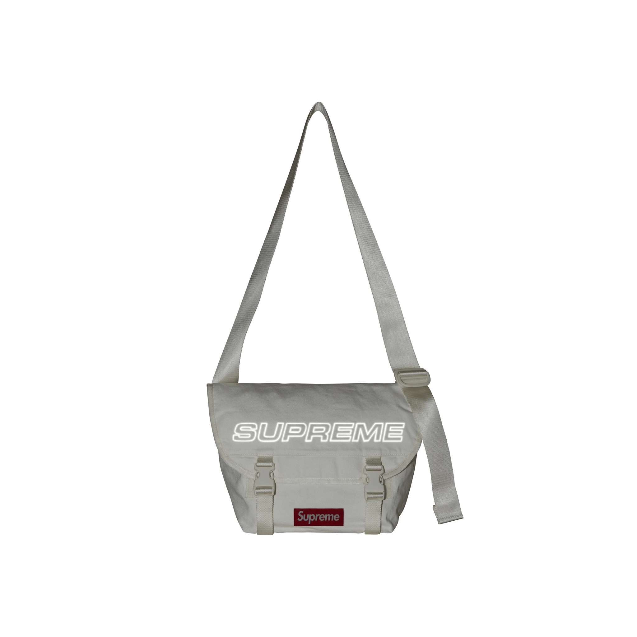 Supreme Denim Messenger Bag White (FW25)