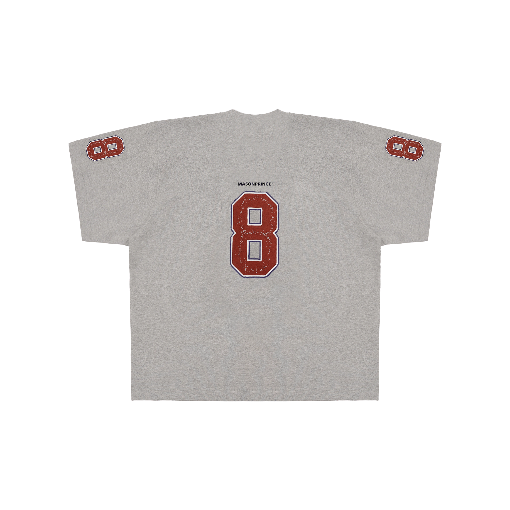 MASONPRINCE Wide Version Digital Short Tee Floral Grey (SS25)