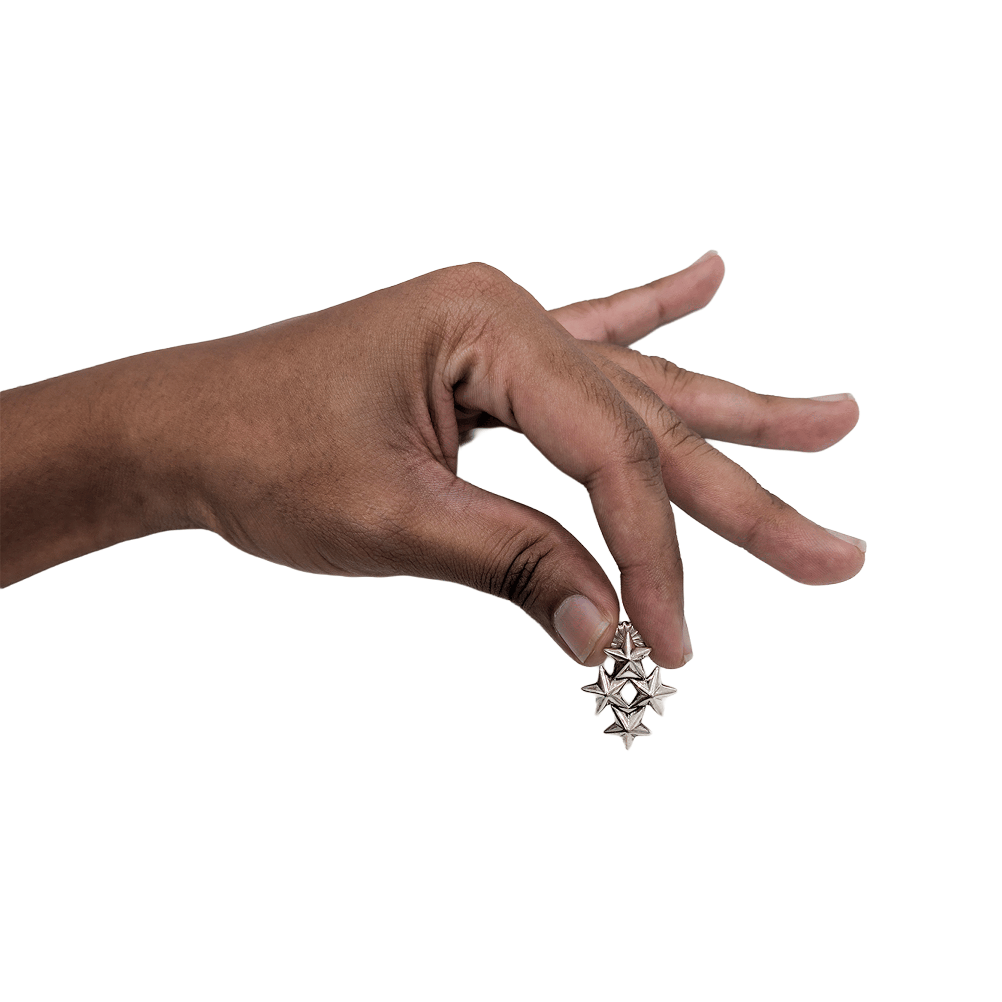 CODY SANDERSON 4 Solid Star Earring Silver (SS25)