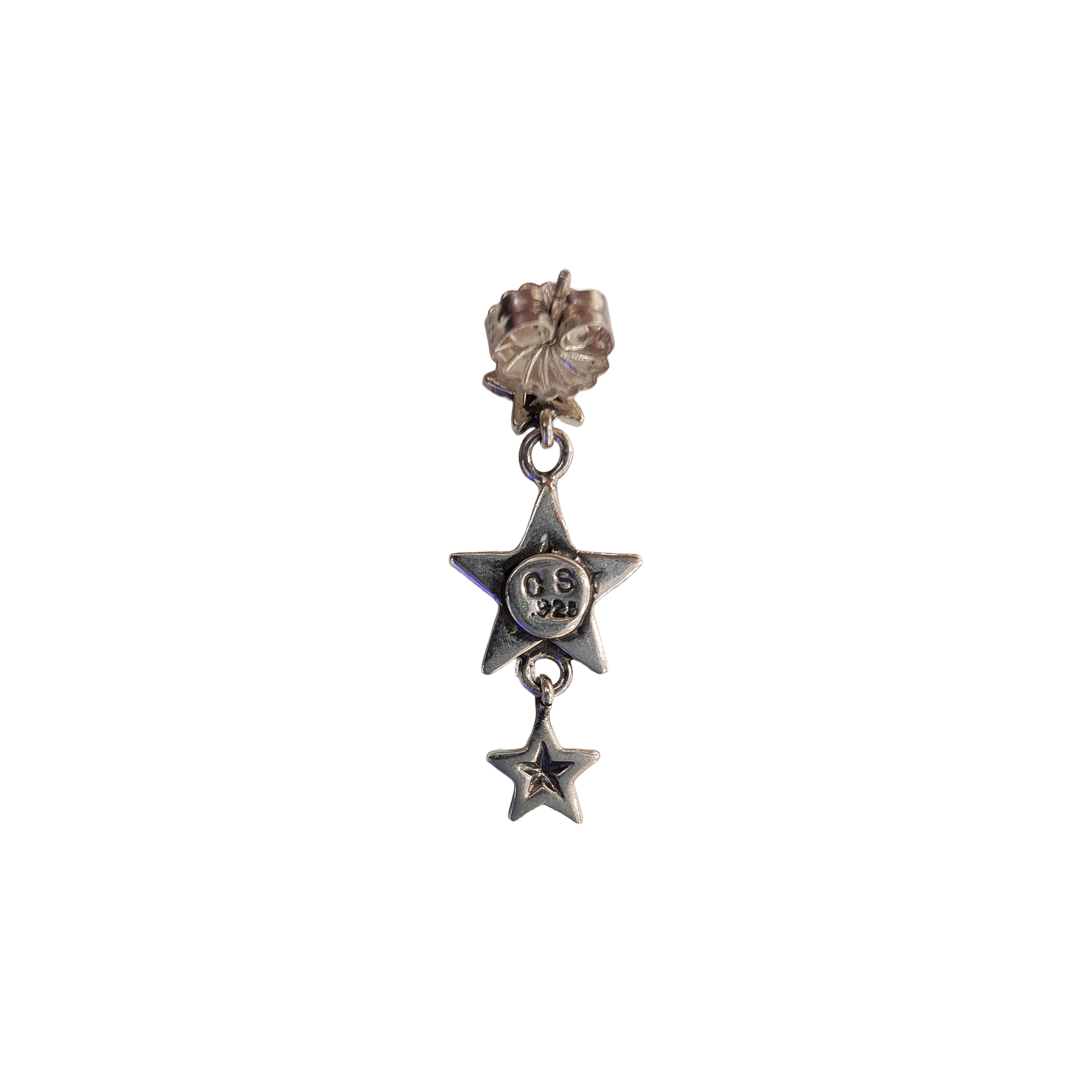 CODY SANDERSON 3 Small Star Dangling Earring Silver (SS25)