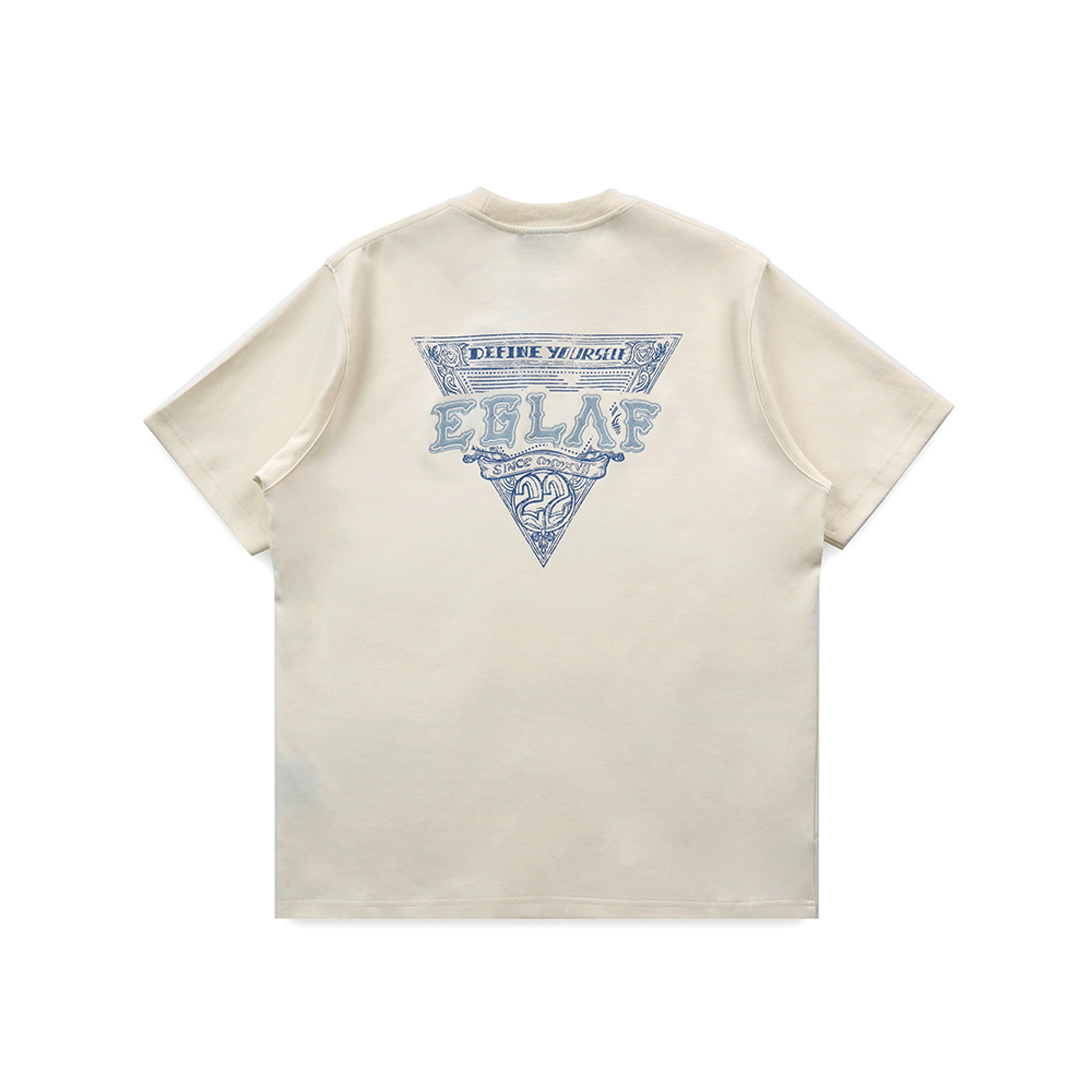 EGLAF Sculpta Triangle Emblem Tee Cream White (SS25)